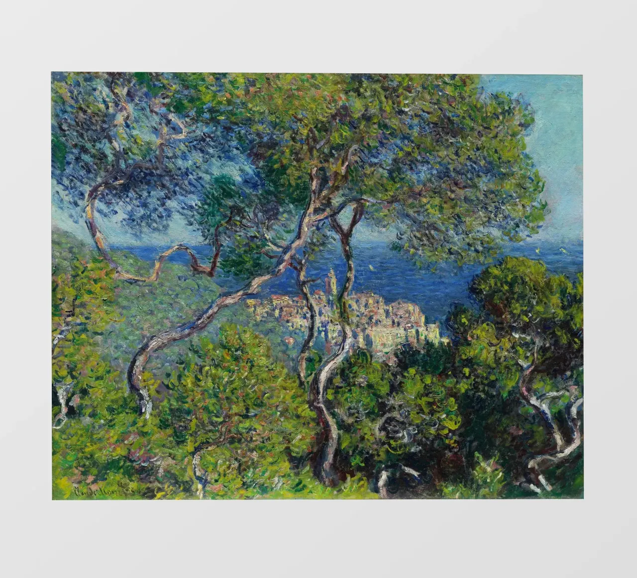Claude Monet - Bordighera (1884) telo in pvc da Wirla
