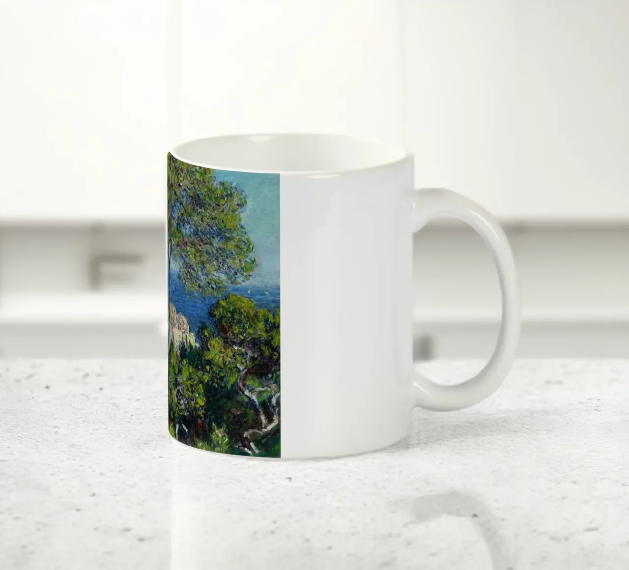 Claude Monet - Bordighera (1884) tazza in ceramica da Wirla