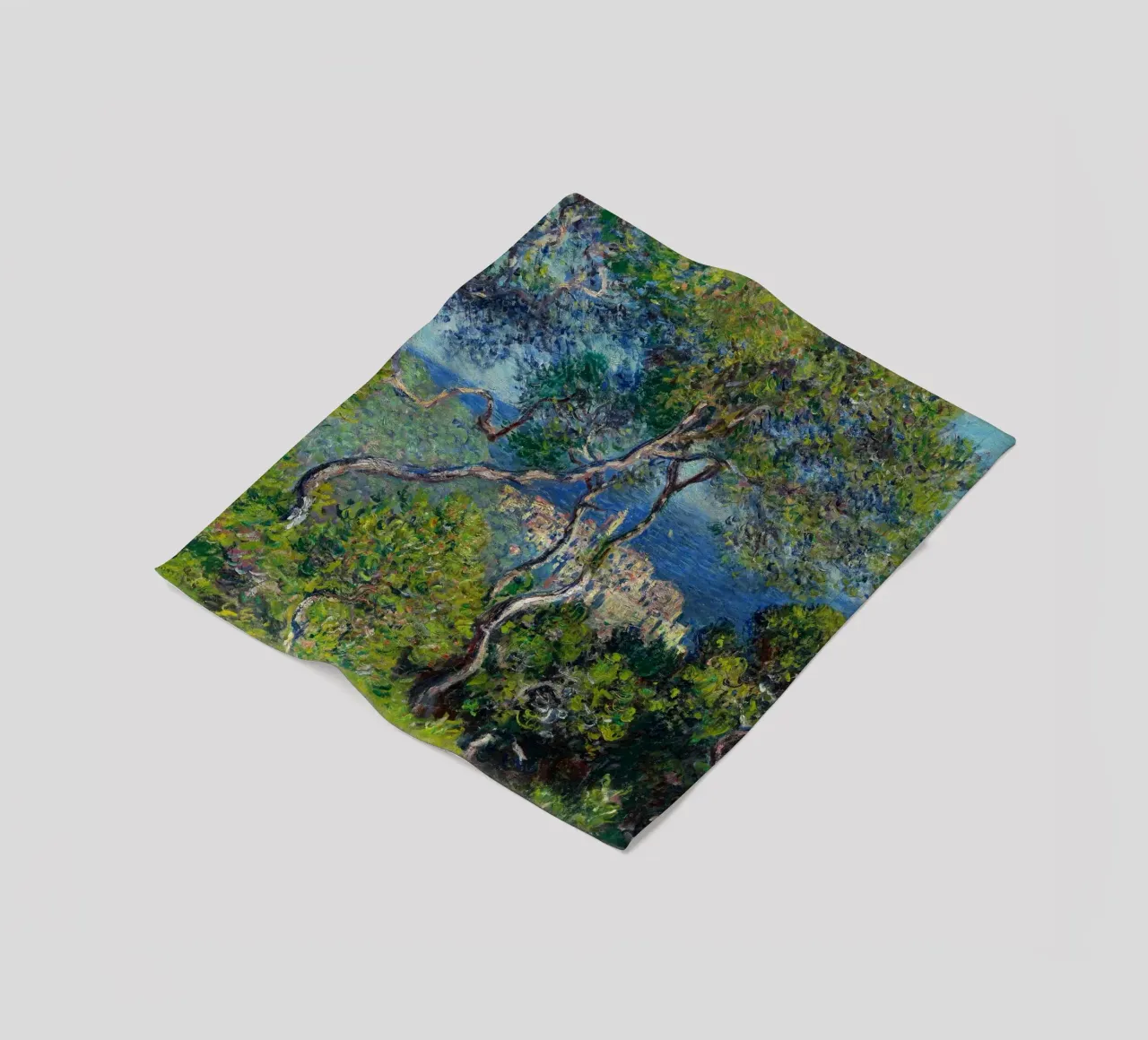 Claude Monet - Bordighera (1884) coperta in pile da Wirla