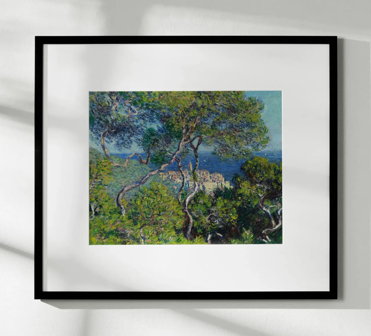 Claude Monet - Bordighera (1884) carta hahnemühle da Wirla