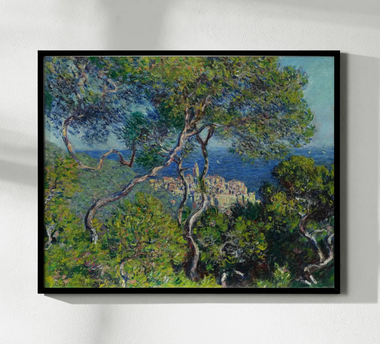 Claude Monet - Bordighera (1884) carta hahnemühle da Wirla