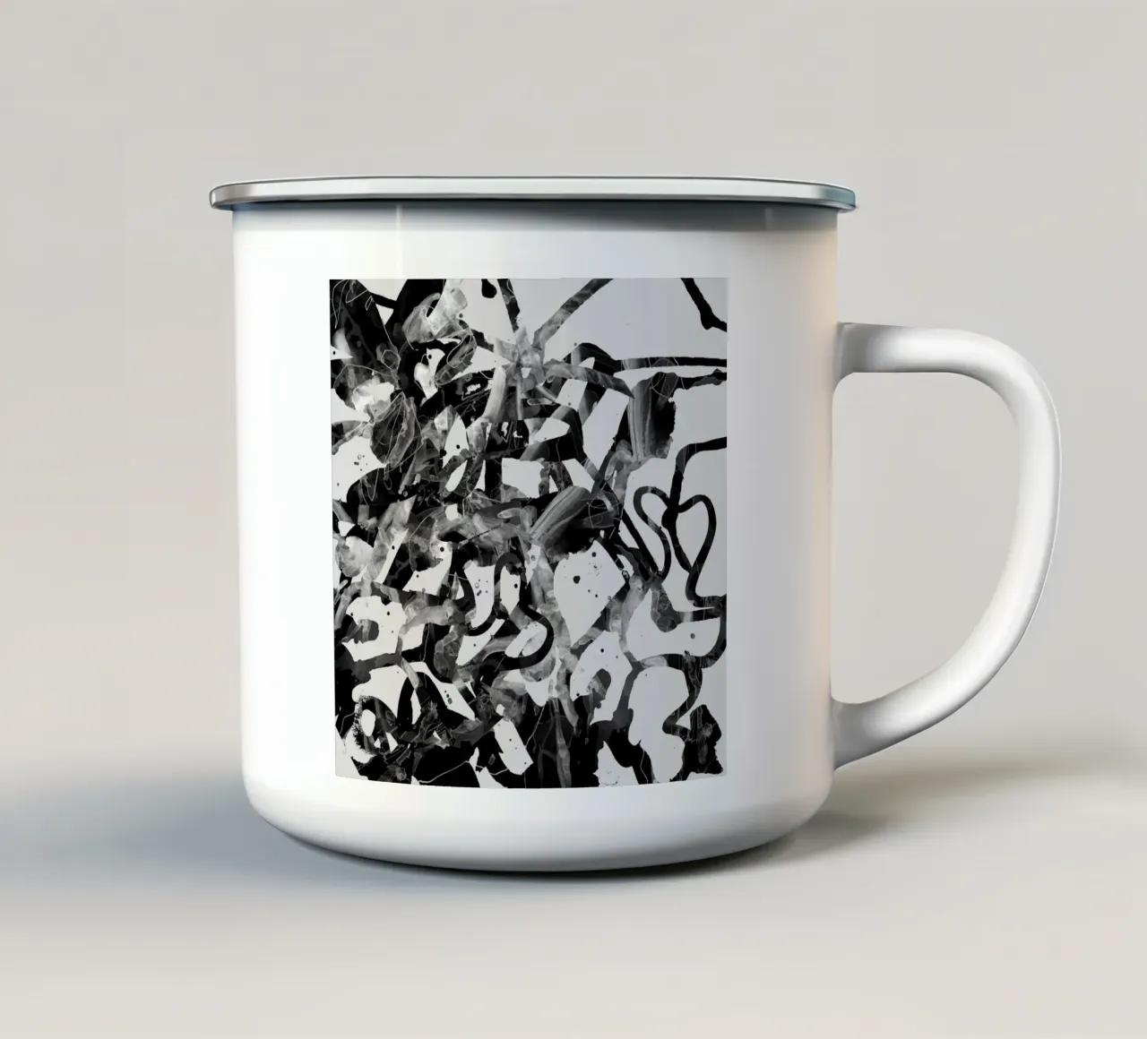 strisce tazza in smalto da Giulio Iurissevich