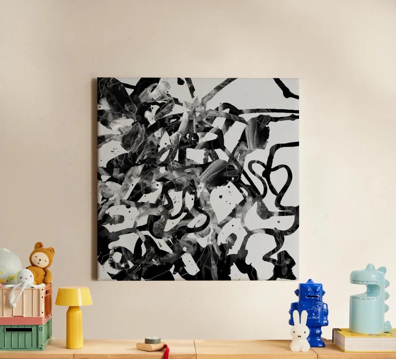 stripes canvas by Giulio Iurissevich