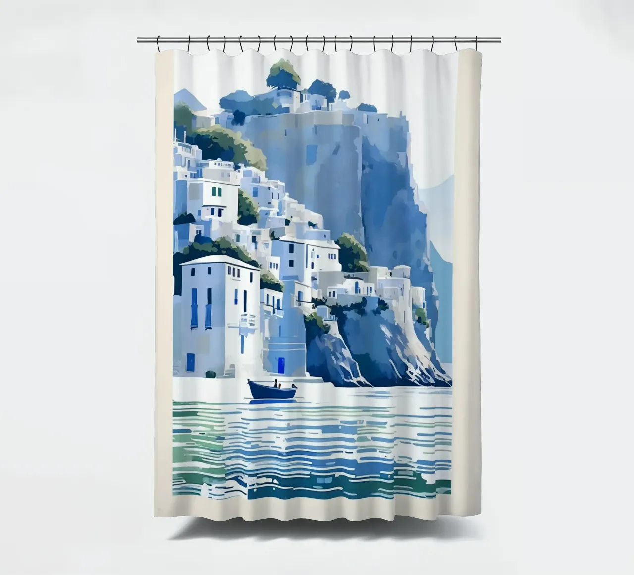 Silent Shores tenda da doccia da Indigo Rain