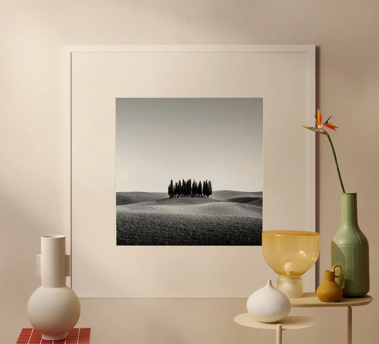 Cimitero Dei Cani | Val D`orcia 2015 poster con telaio in plastica da Håggard Photography | Ronny Behnert