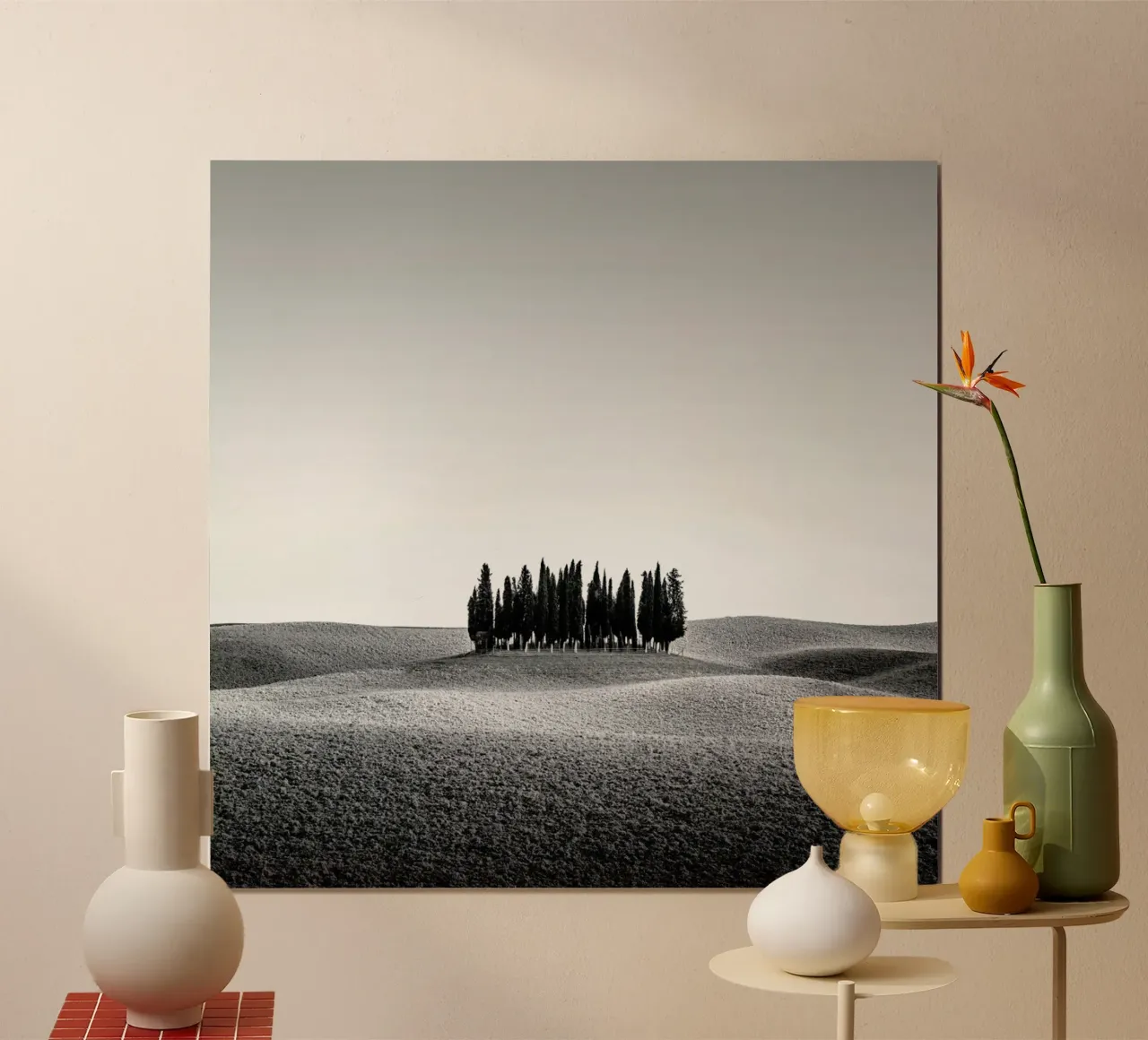 Cimitero Dei Cani | Val D`orcia 2015 poster con telaio in plastica da Håggard Photography | Ronny Behnert