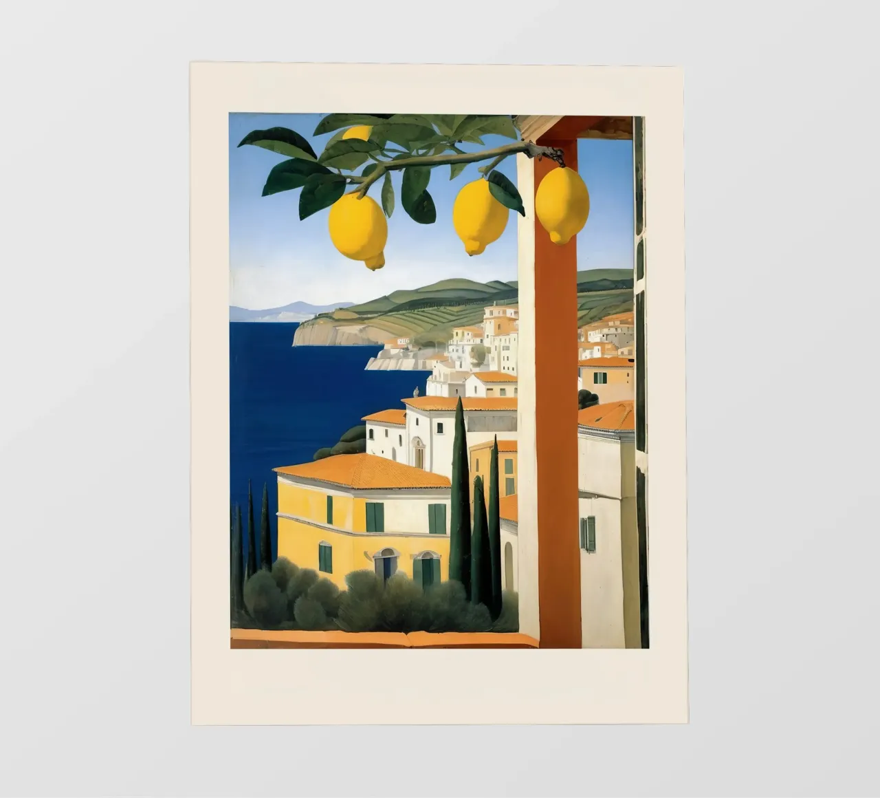 Lemons Over the Bay pellicola backlit da Indigo Rain