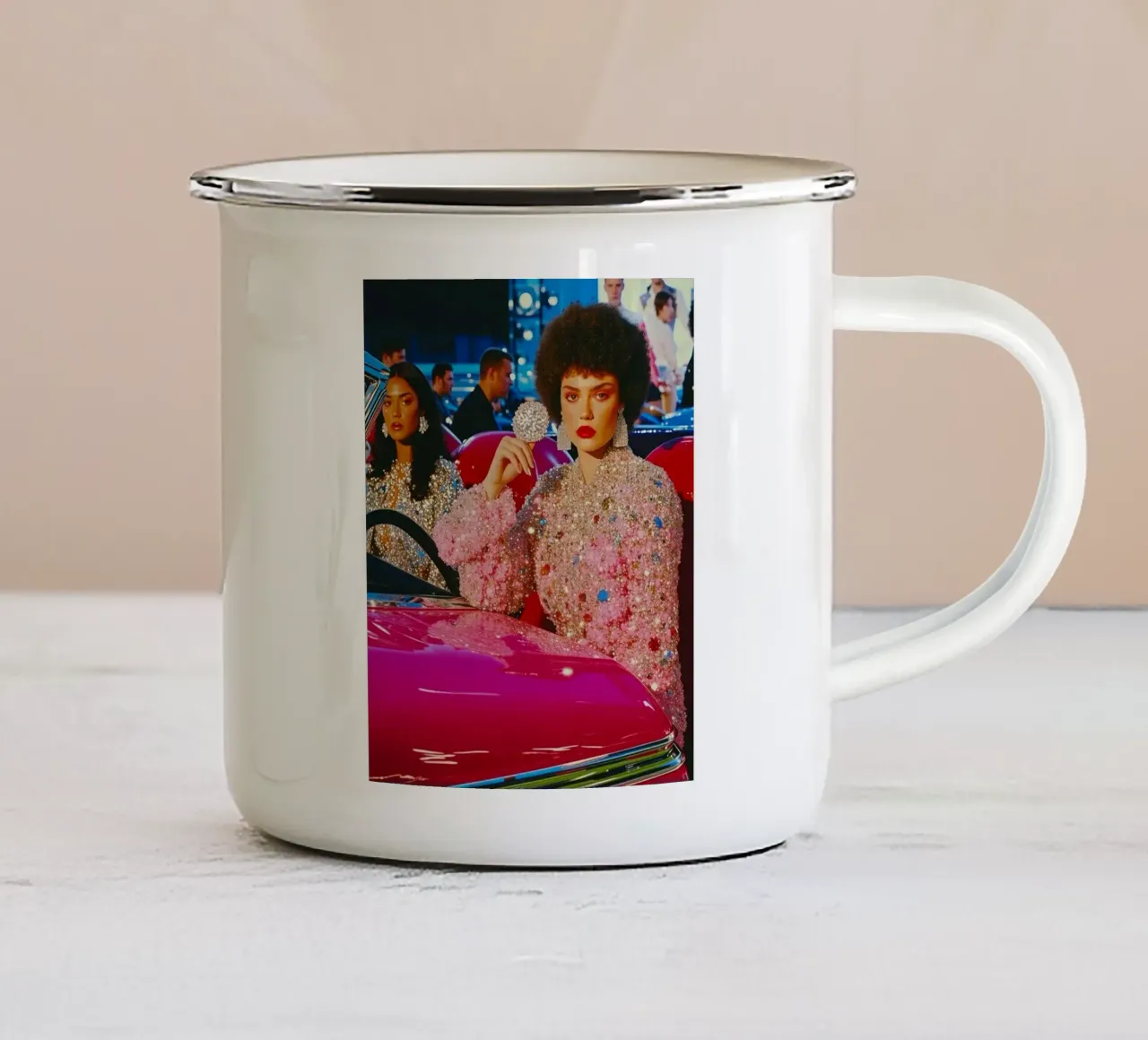 Dangerous women and diamonds tazza in smalto da heaventrain