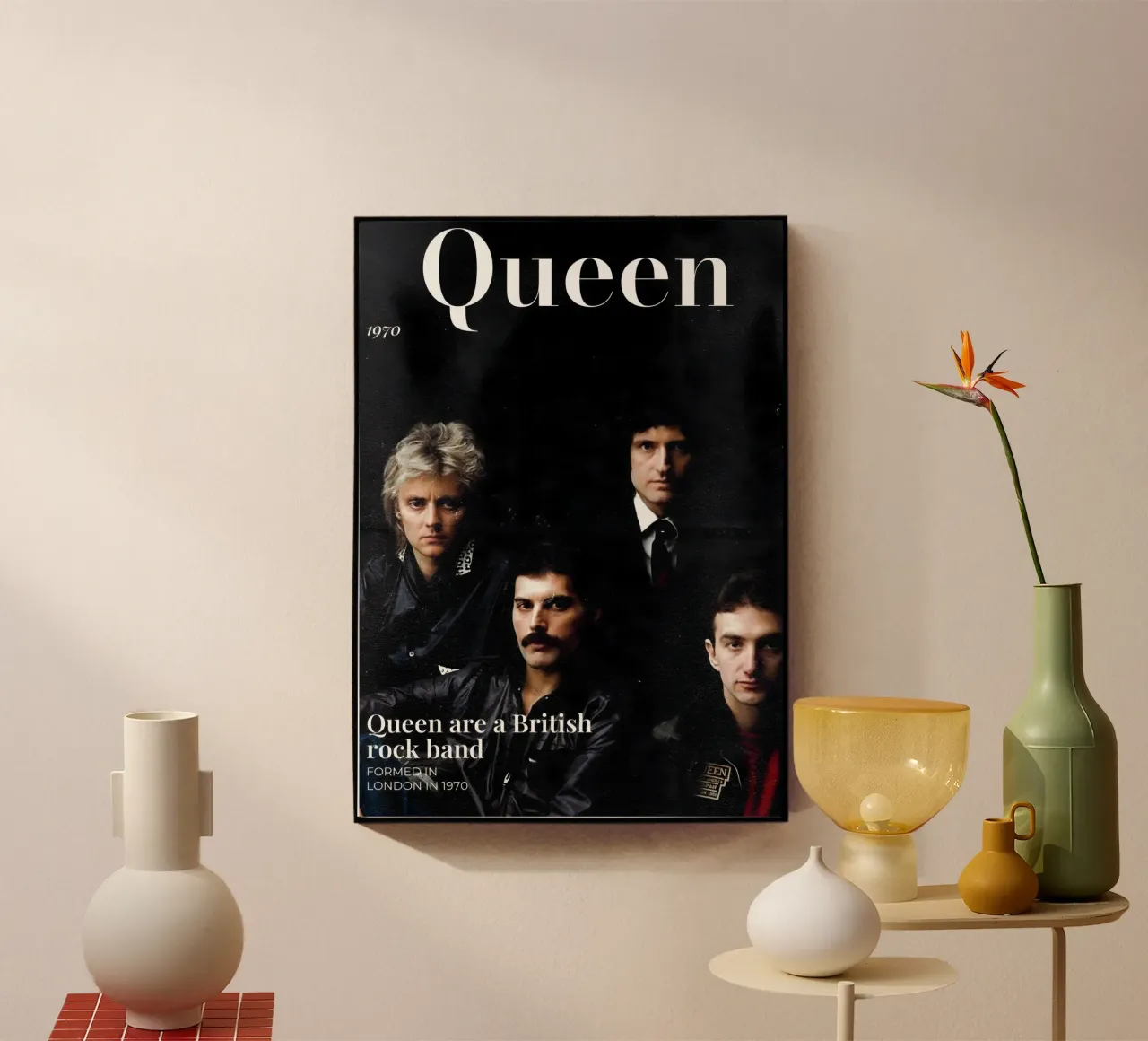 Queen plexiglass da Low poly art