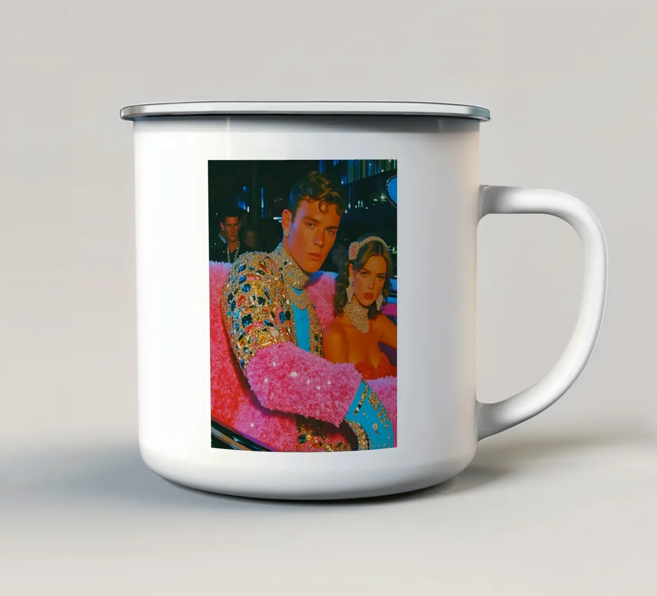 Dangerous women  ans Men and diamonds and Porsche tazza in smalto da heaventrain