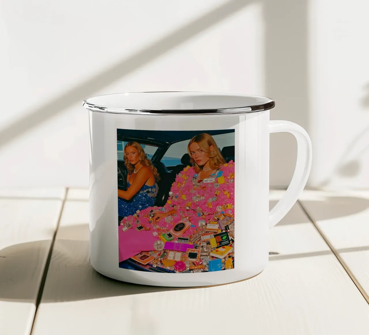 Dangerous women and diamonds tazza in smalto da heaventrain