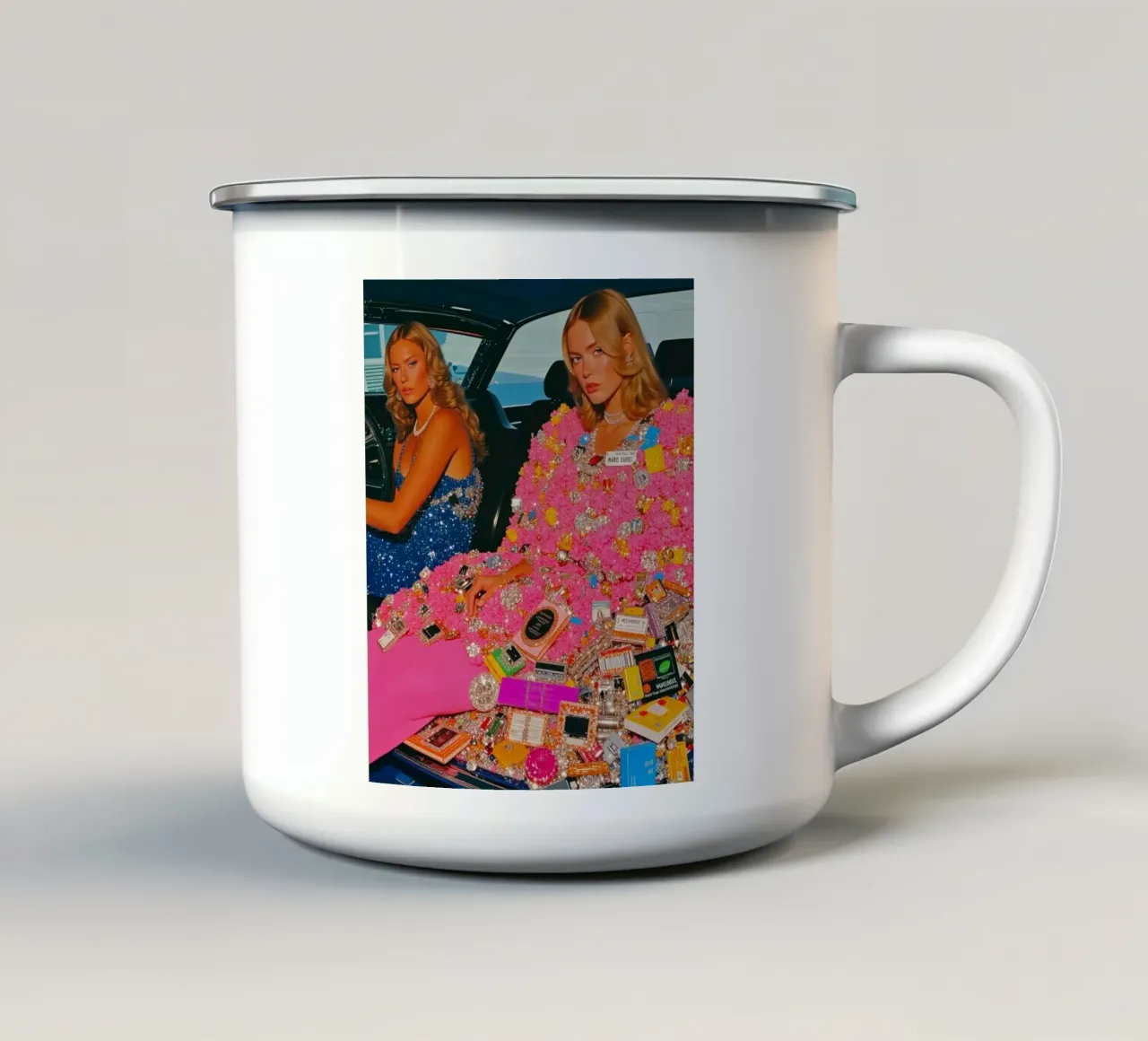 Dangerous women and diamonds tazza in smalto da heaventrain