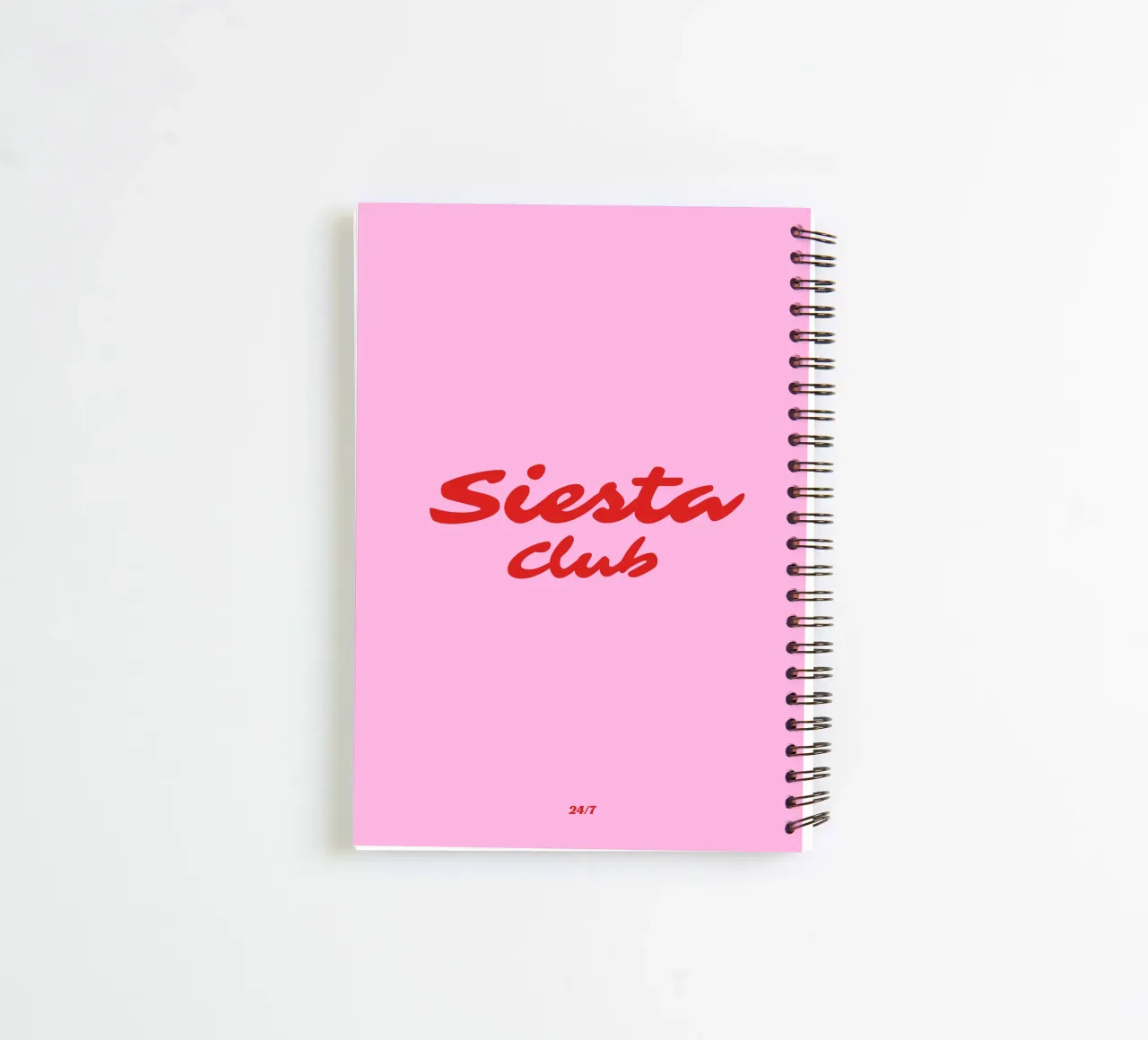 Siesta Club 24/7 spiral notebook by Bureau Purpur