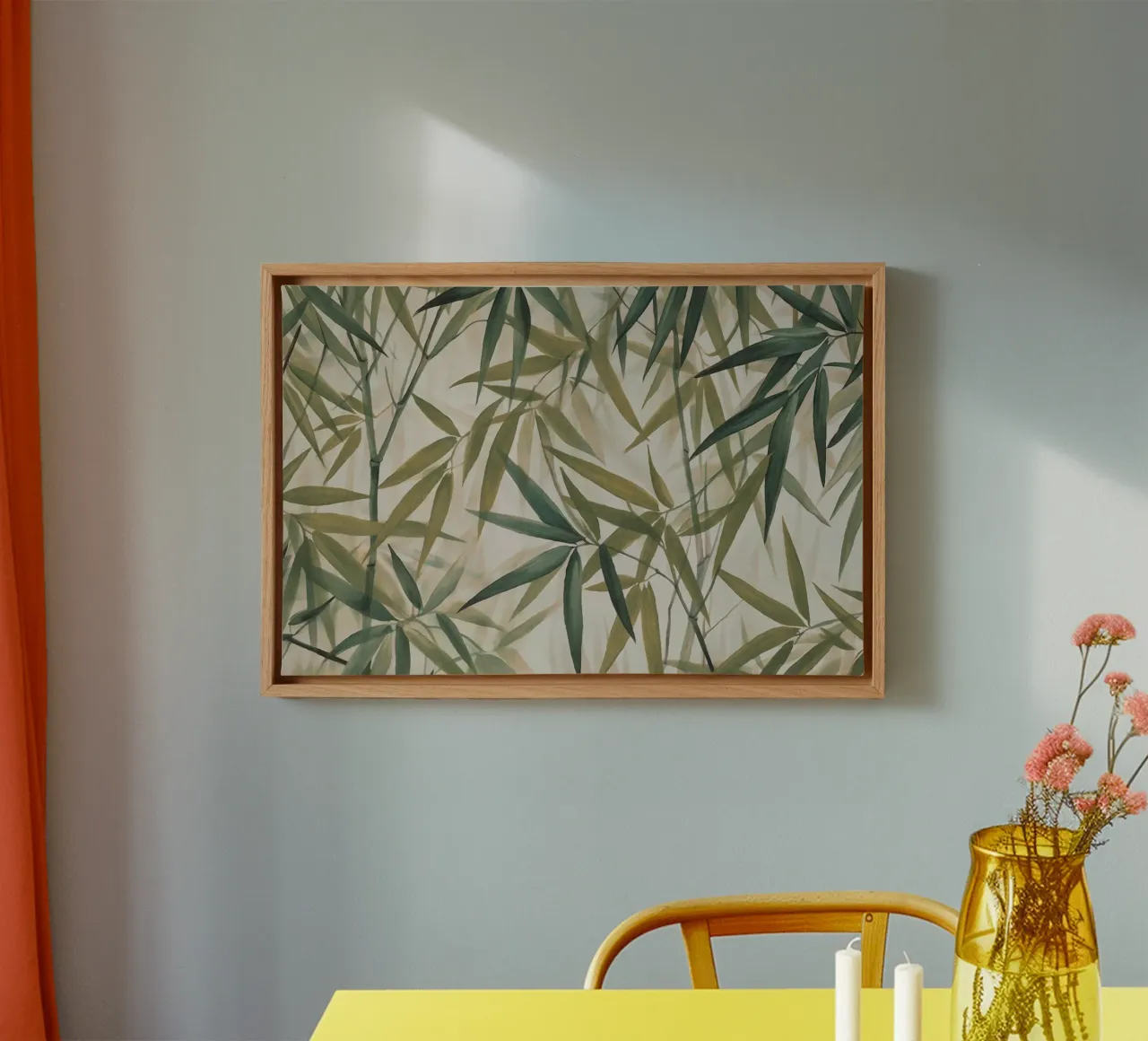 Ontspan in het weelderige bamboegroeve canvas met Baklijst van Andrea Haase Vintage World
