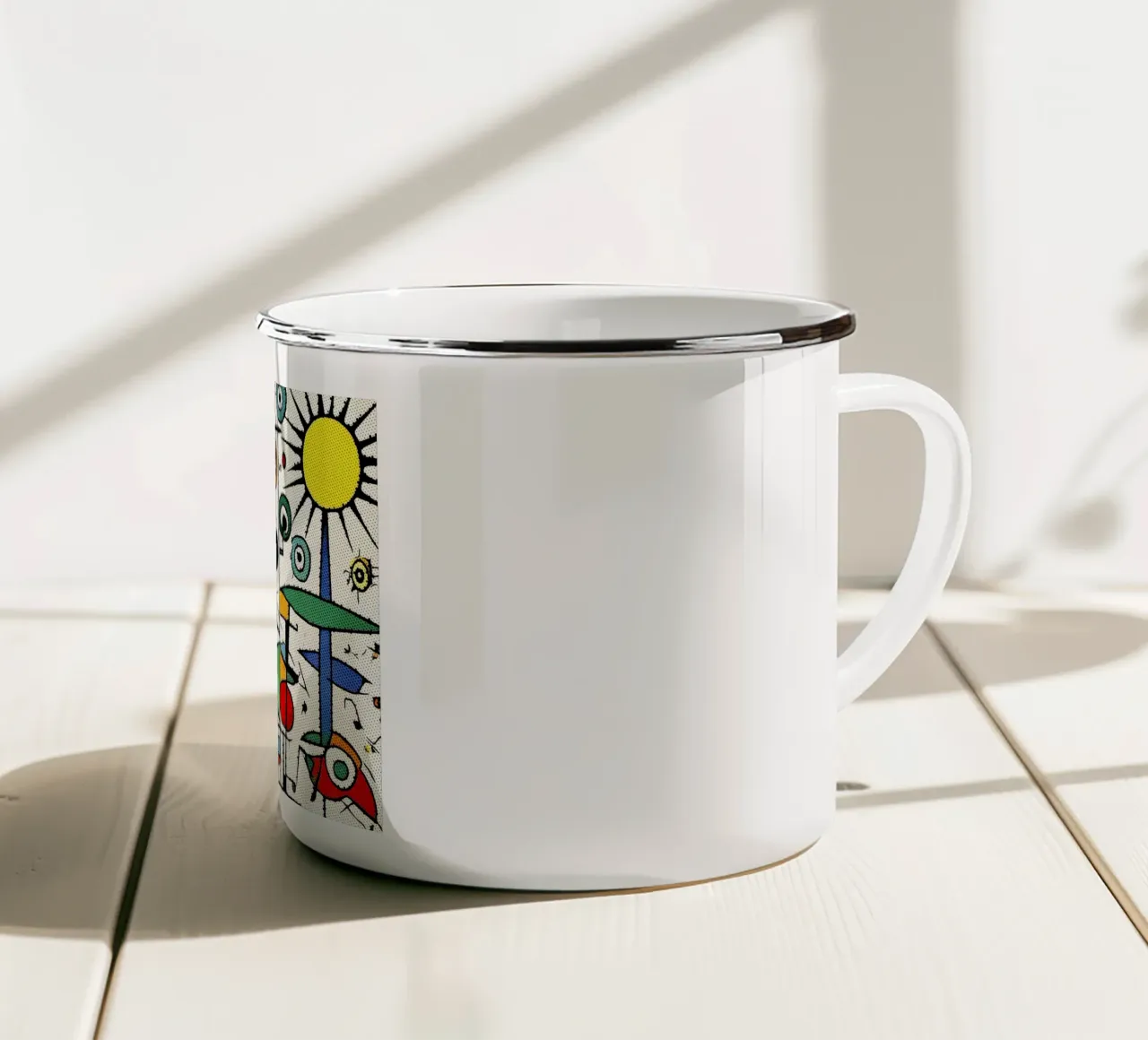 Omaggio a J.M. #7 tazza in smalto da ZAMART