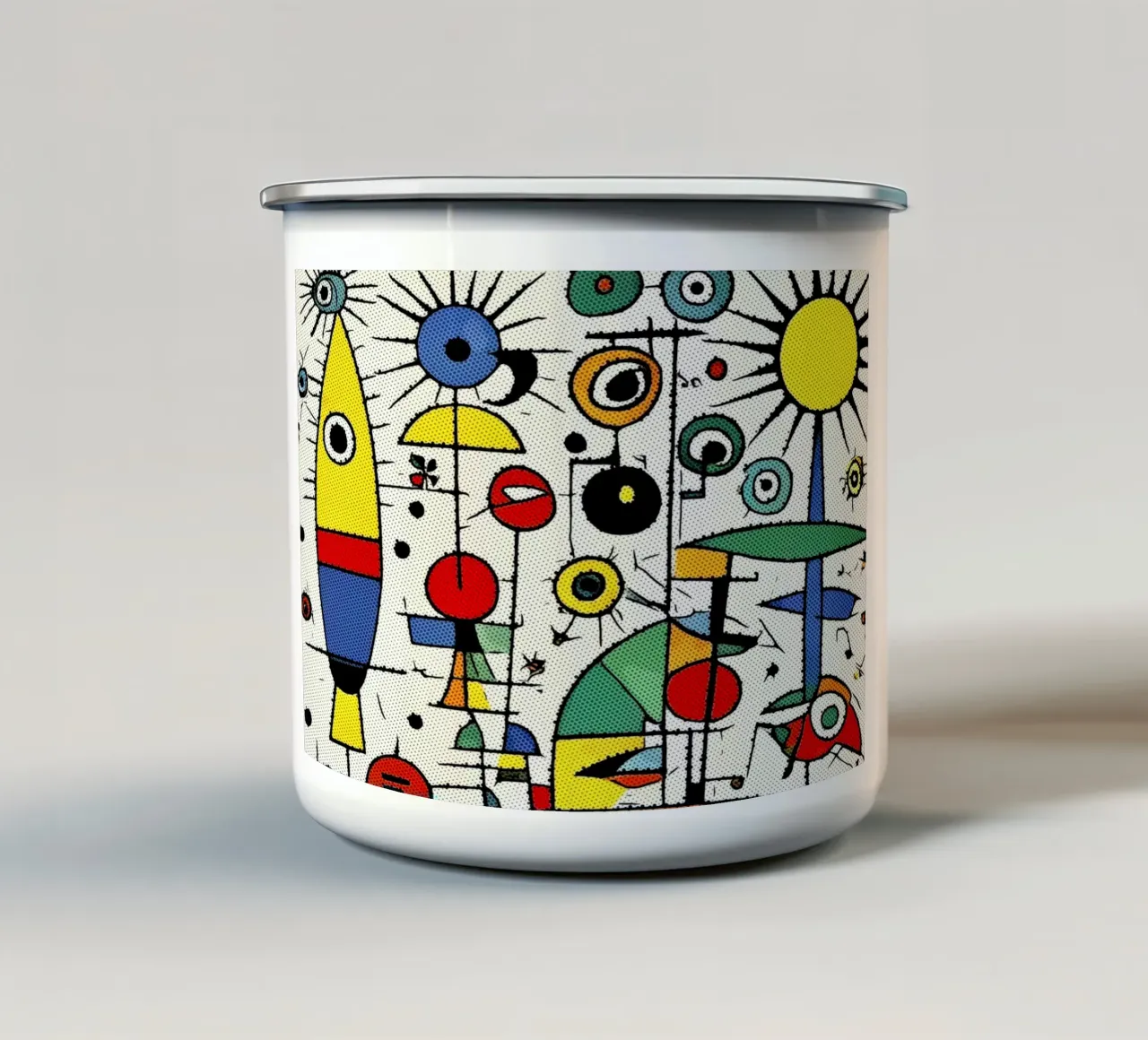 Omaggio a J.M. #7 tazza in smalto da ZAMART