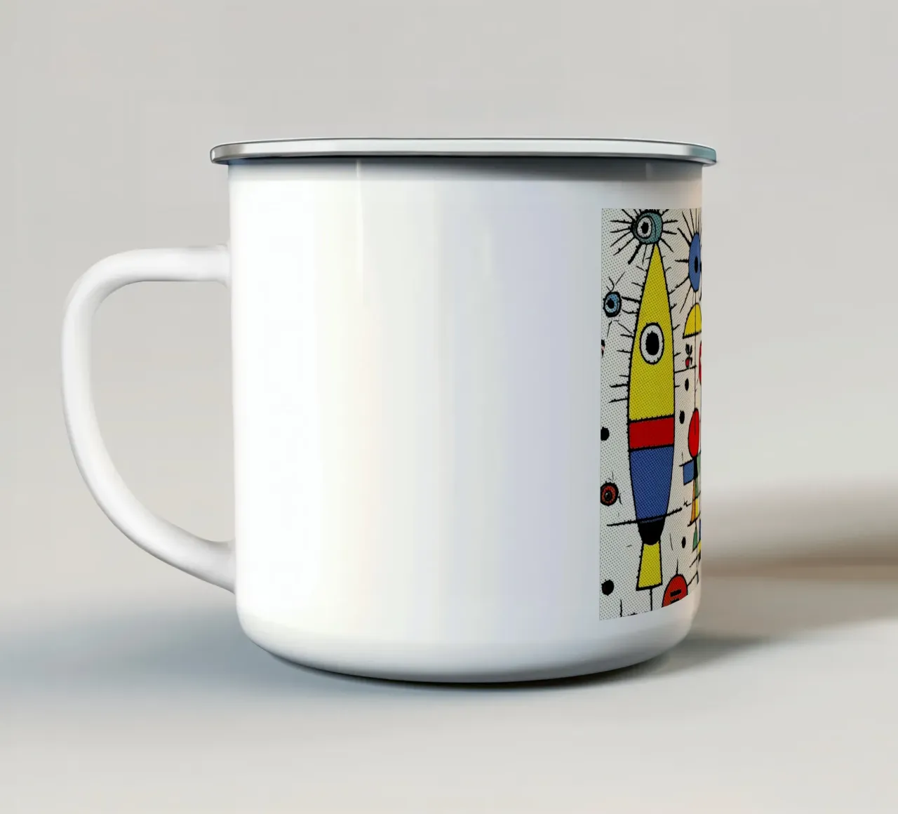 Omaggio a J.M. #7 tazza in smalto da ZAMART