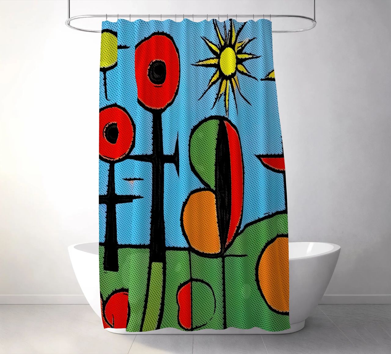 Homenaje a J.M. #9 cortina de baño de ZAMART