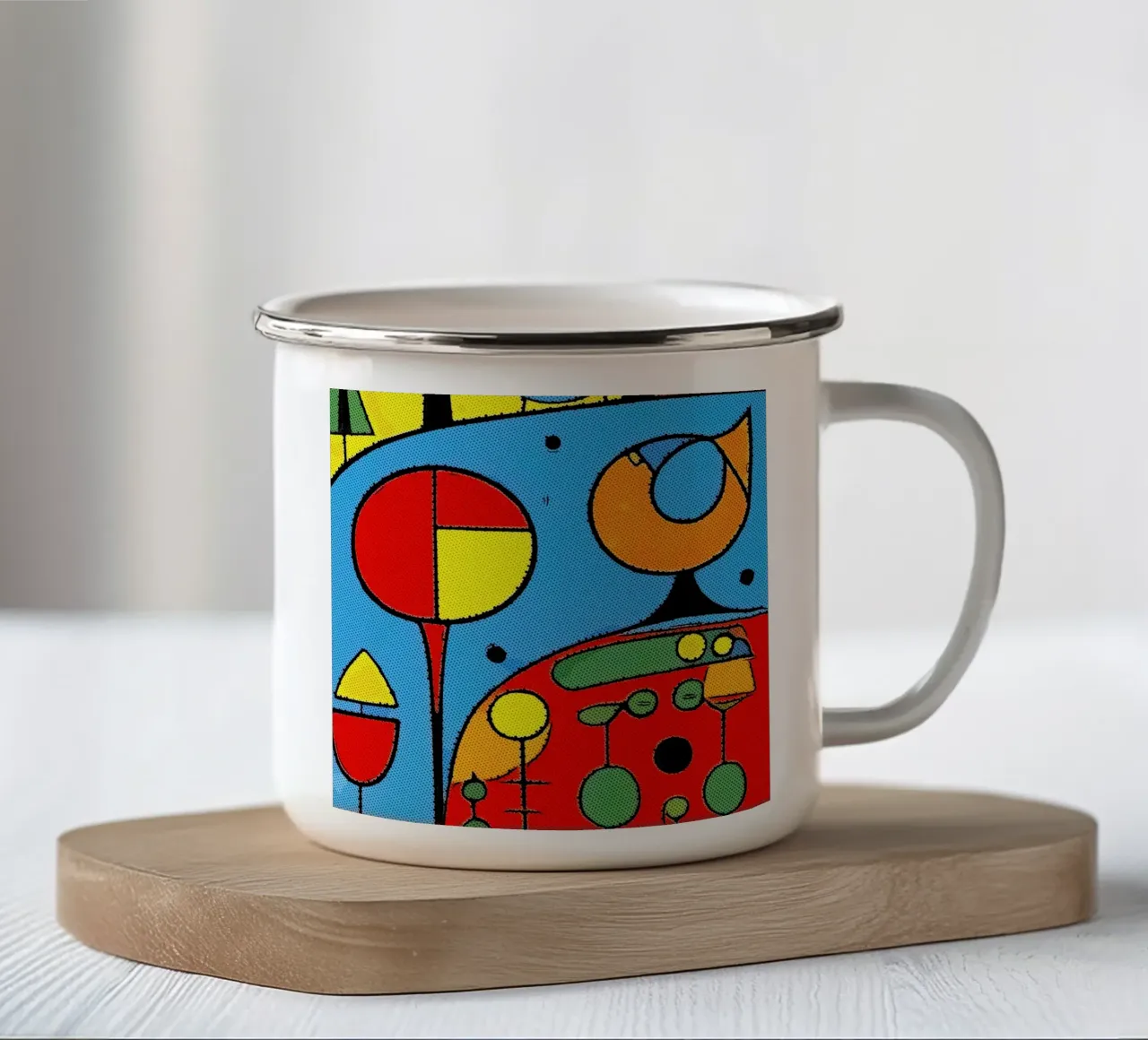 Hommage an J.M. #10 taza de esmalte de ZAMART