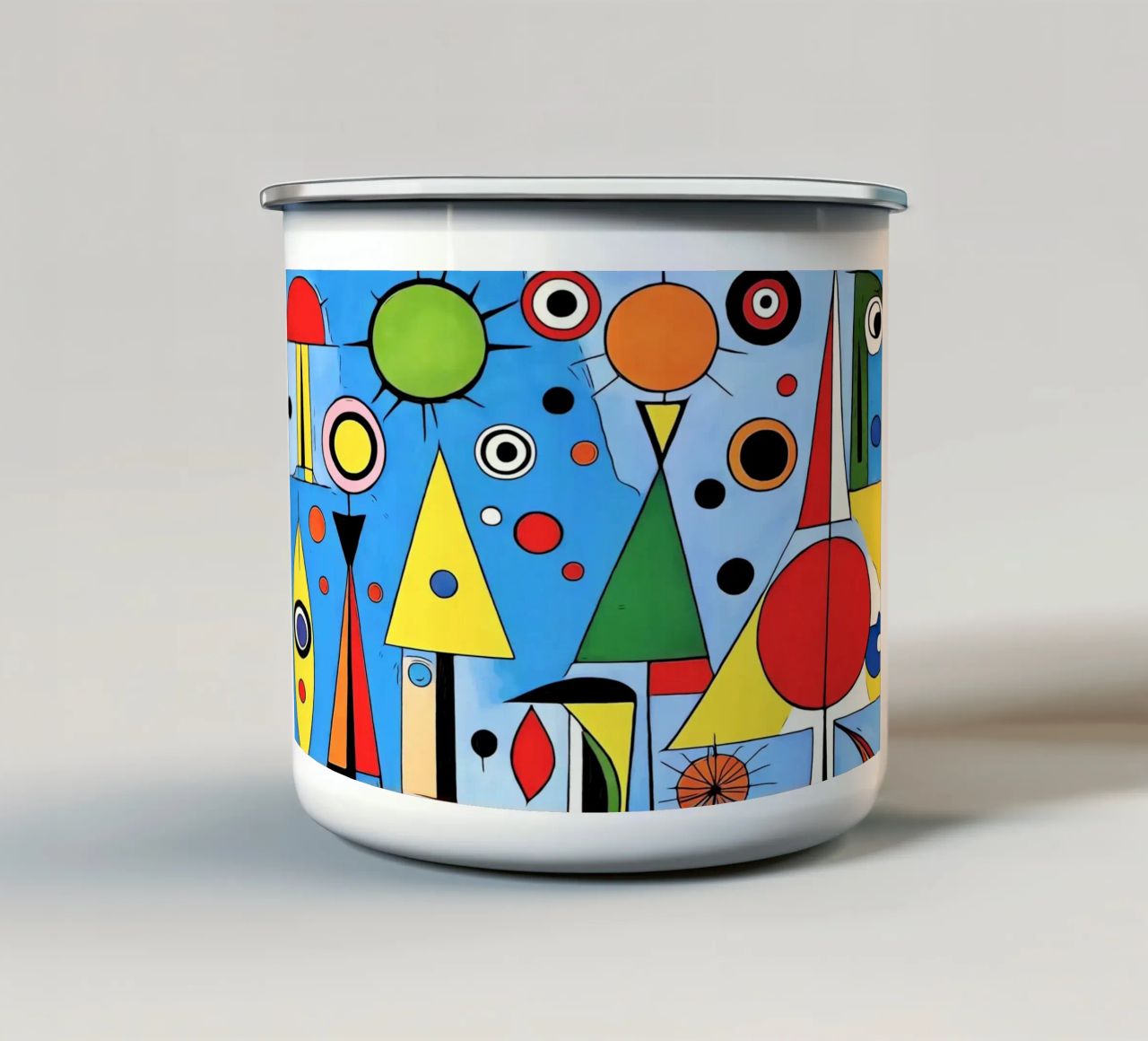 Omaggio a J.M. #12 tazza in smalto da ZAMART
