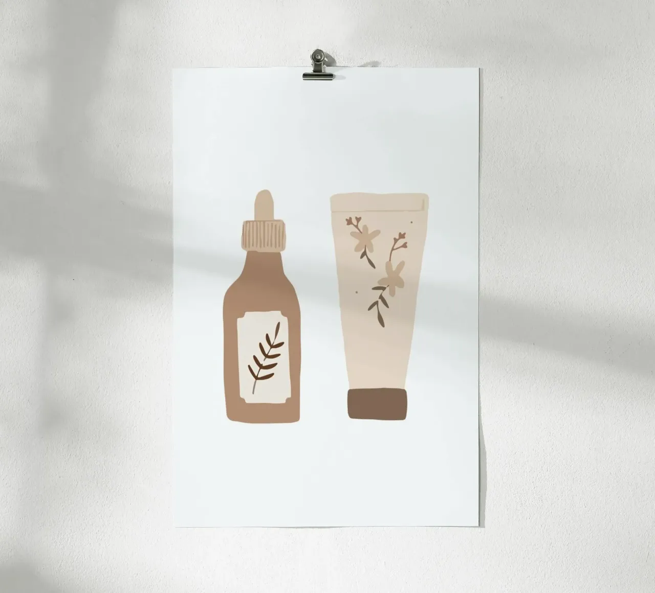 Beauty Sketch poster con telaio in alluminio da KRUTH DESIGN