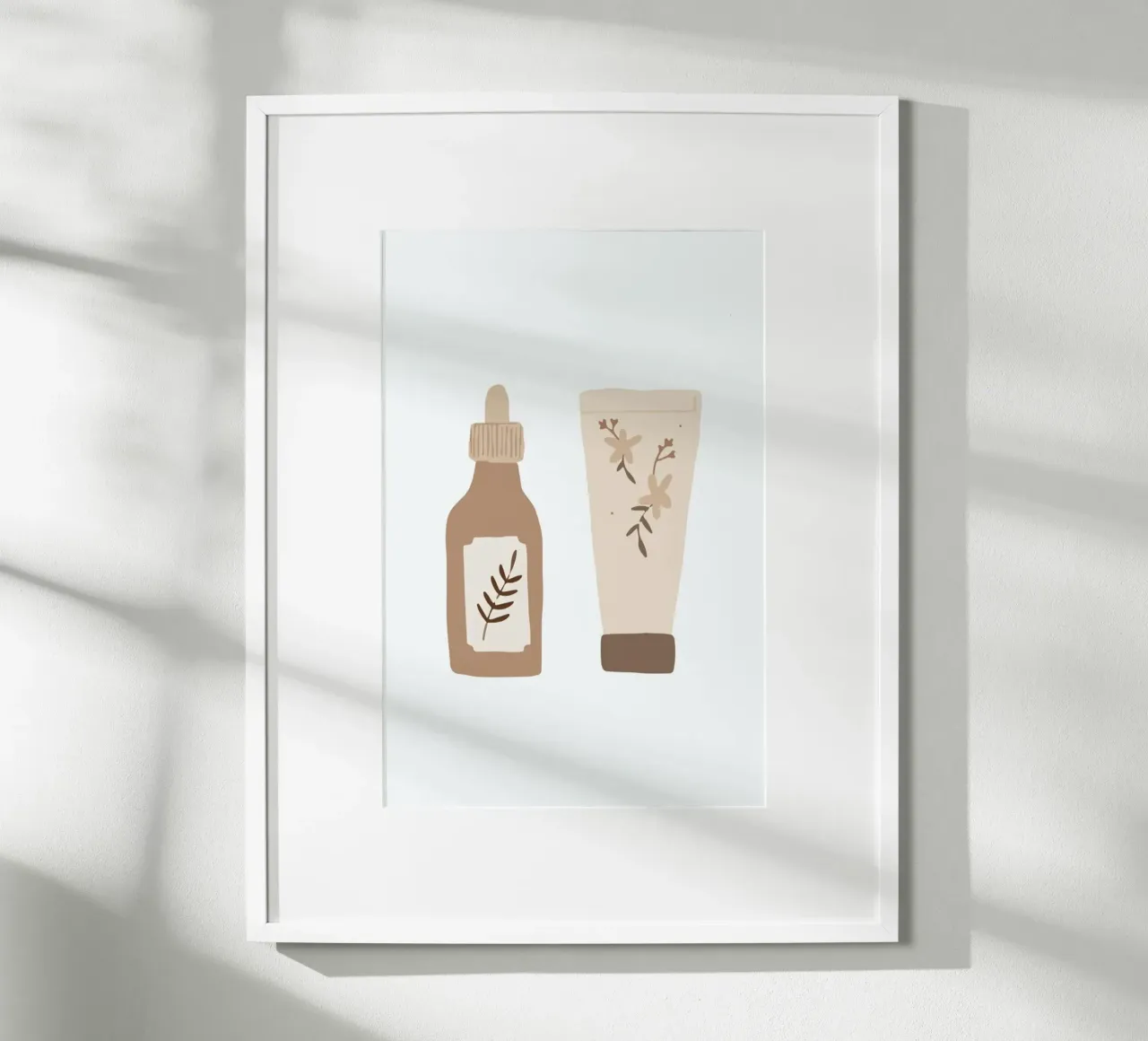 Beauty Sketch poster con telaio in alluminio da KRUTH DESIGN