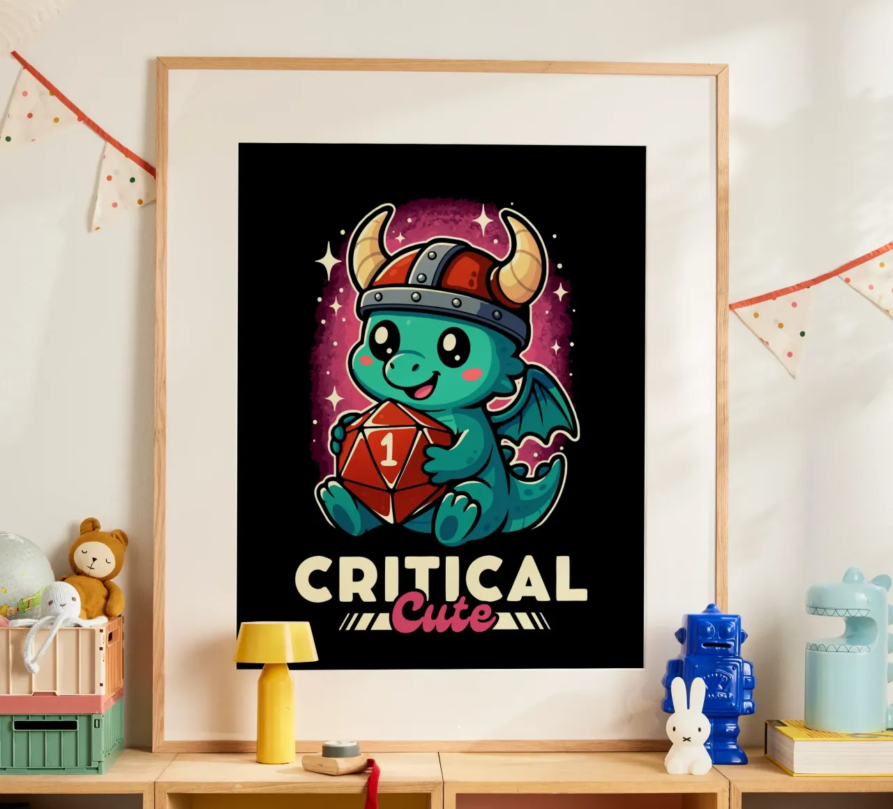 Drago carino critico poster da LM2KONE