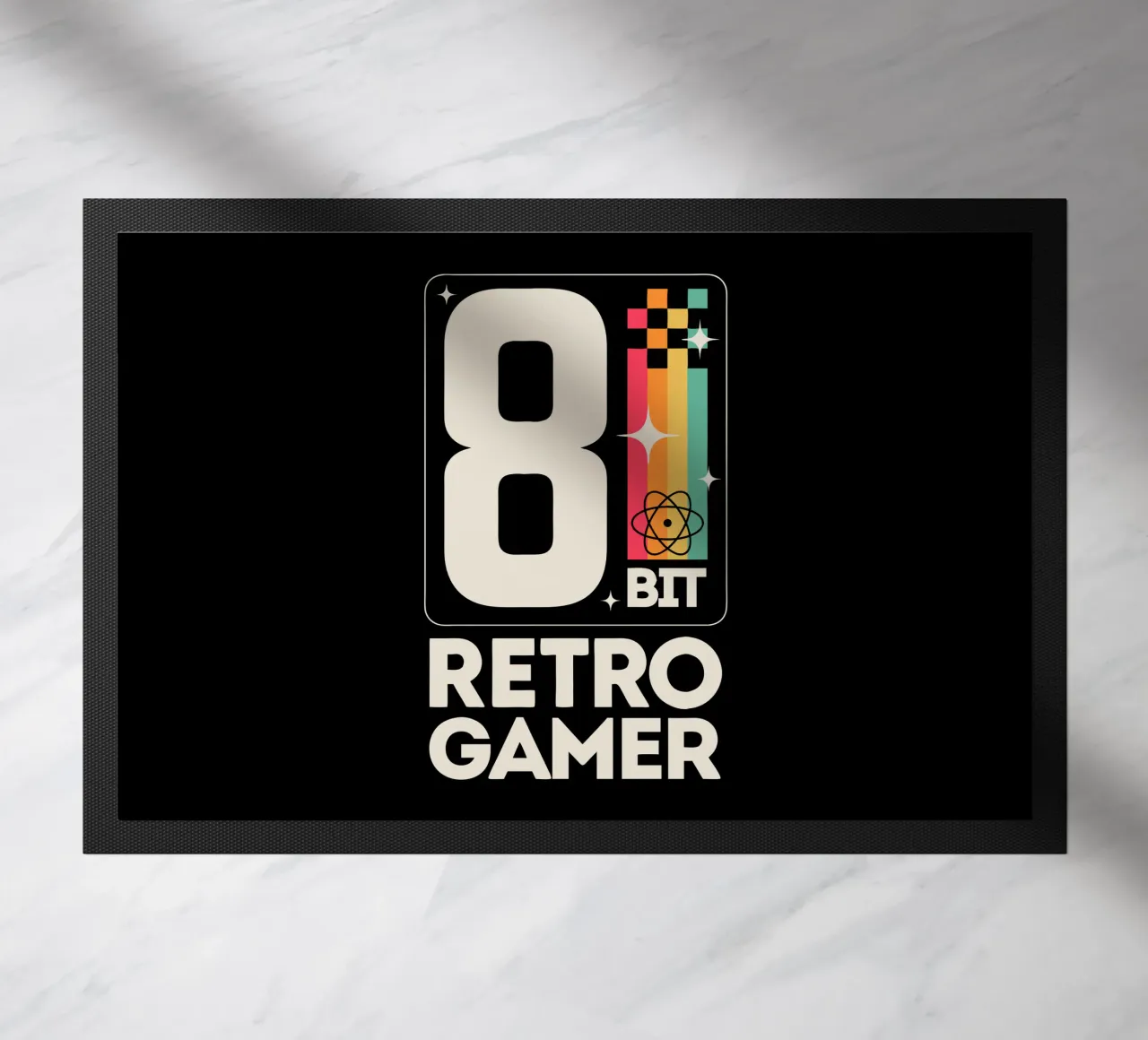 Retro Gamer Pixel 8 Bit - bianco zerbino da LM2Kone