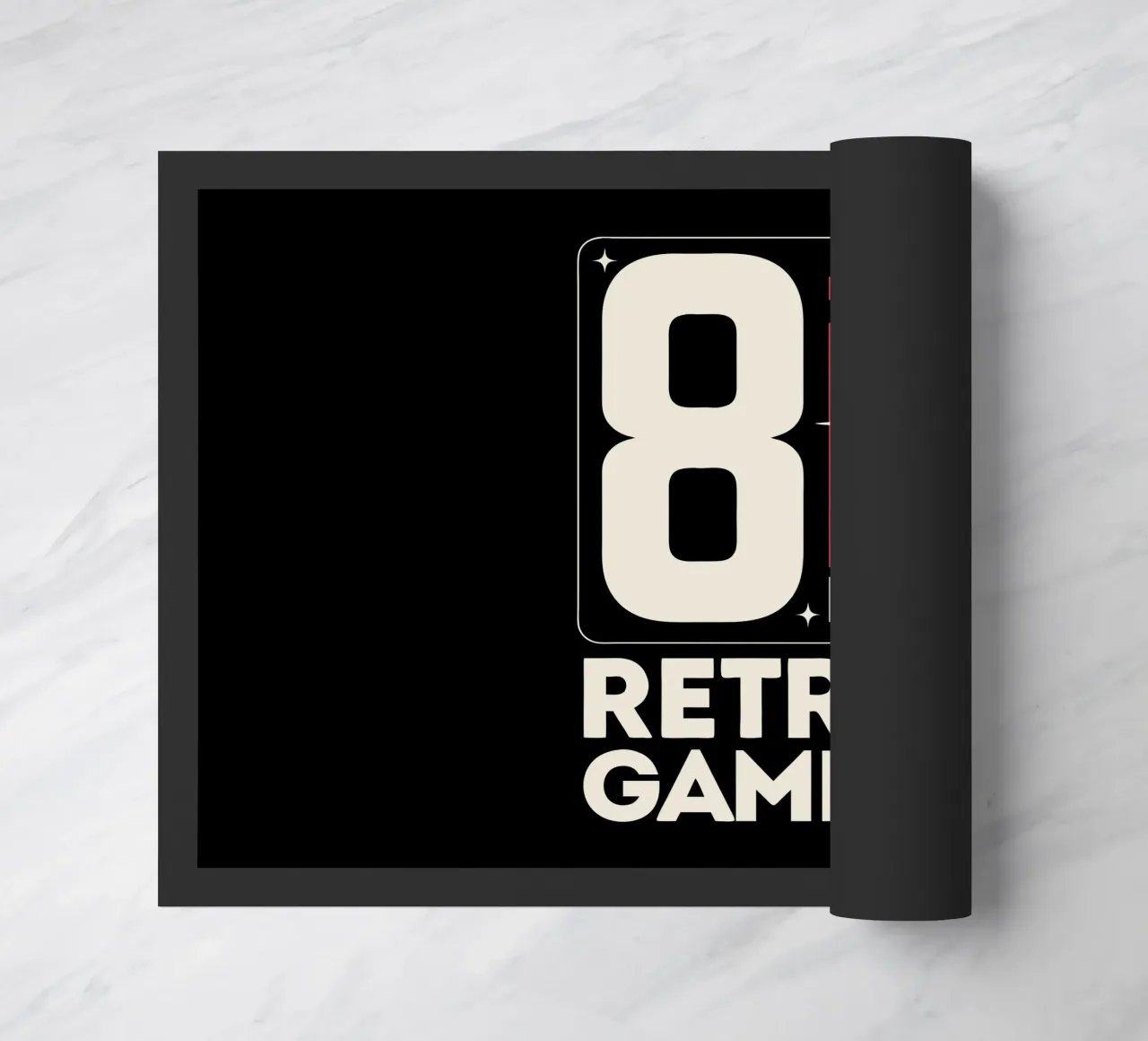 Retro Gamer Pixel 8 Bit - bianco zerbino da LM2Kone