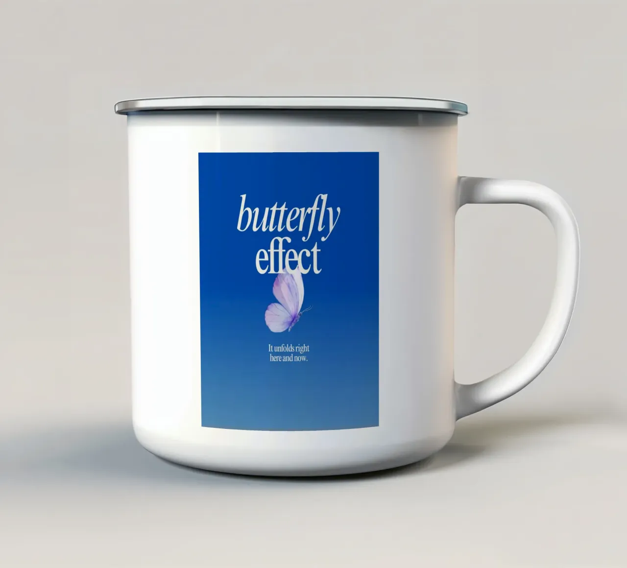 butterfly effect tazza in smalto da Ambition Wall