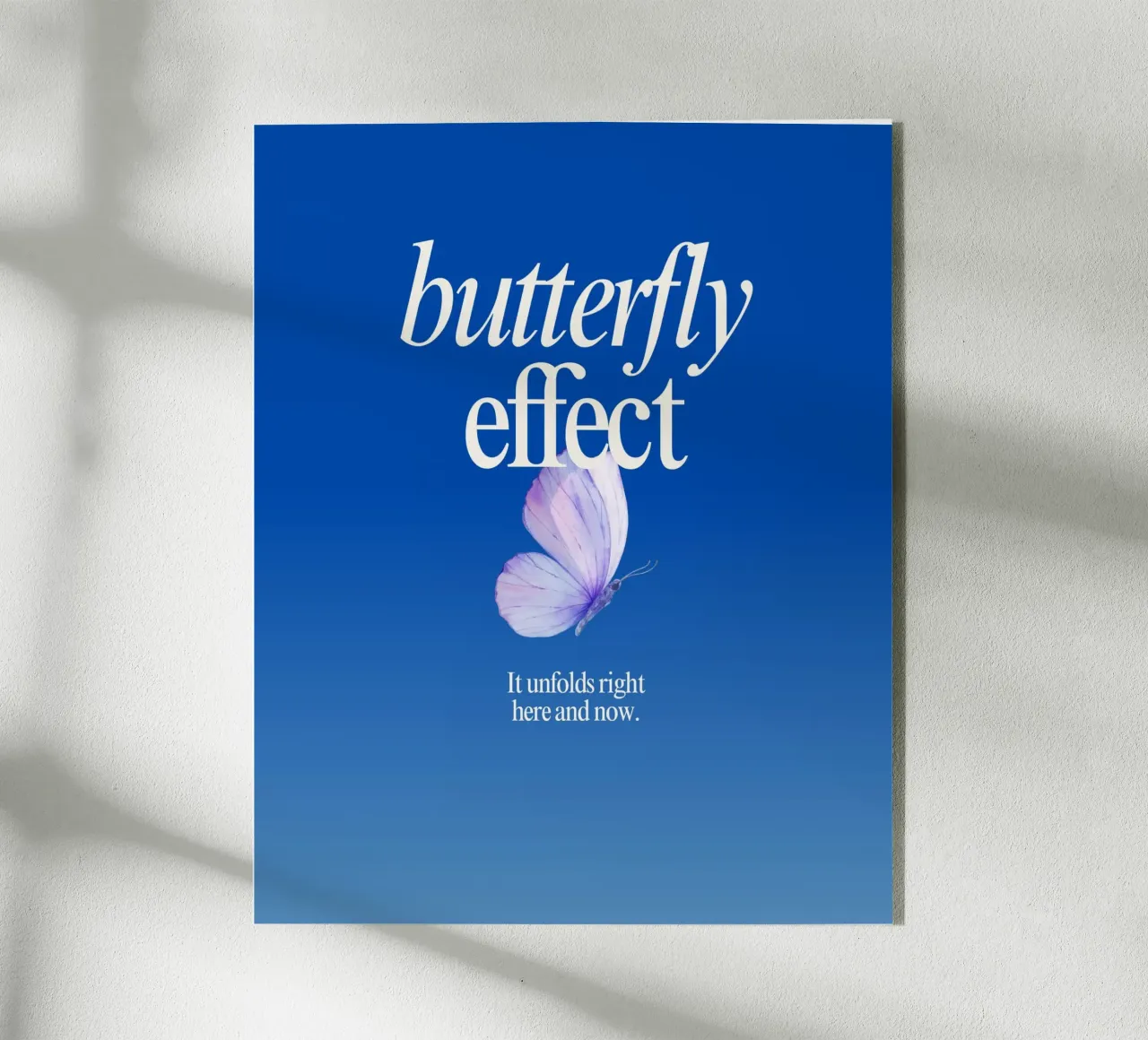 butterfly effect acrylic glass by Ambition Wall