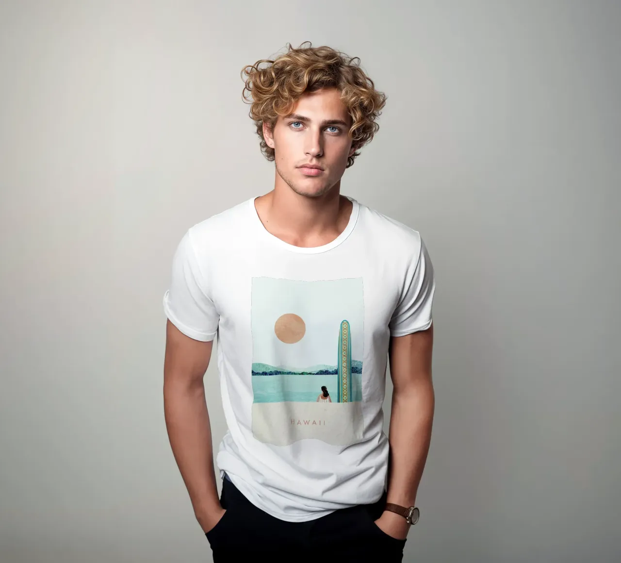 Hawaii II t-shirt da Henry Rivers