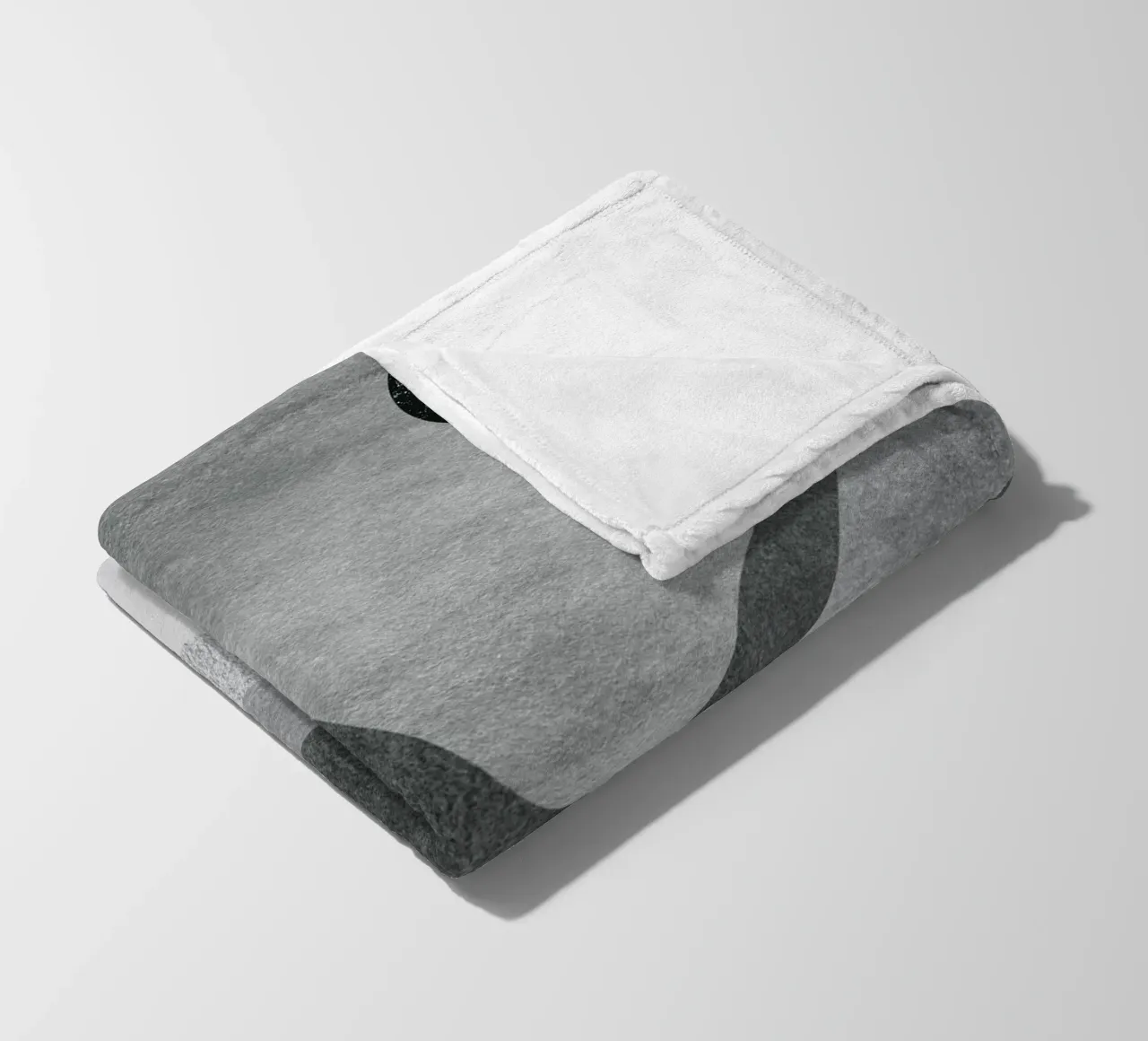 Paesaggio monocromatico 15 coperta in pile da Little Dean