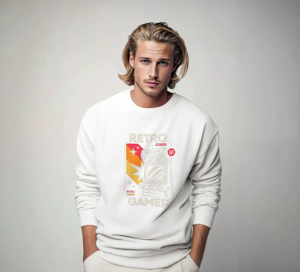 Retro Gamer - Made in the 80s sudadera de LM2KONE