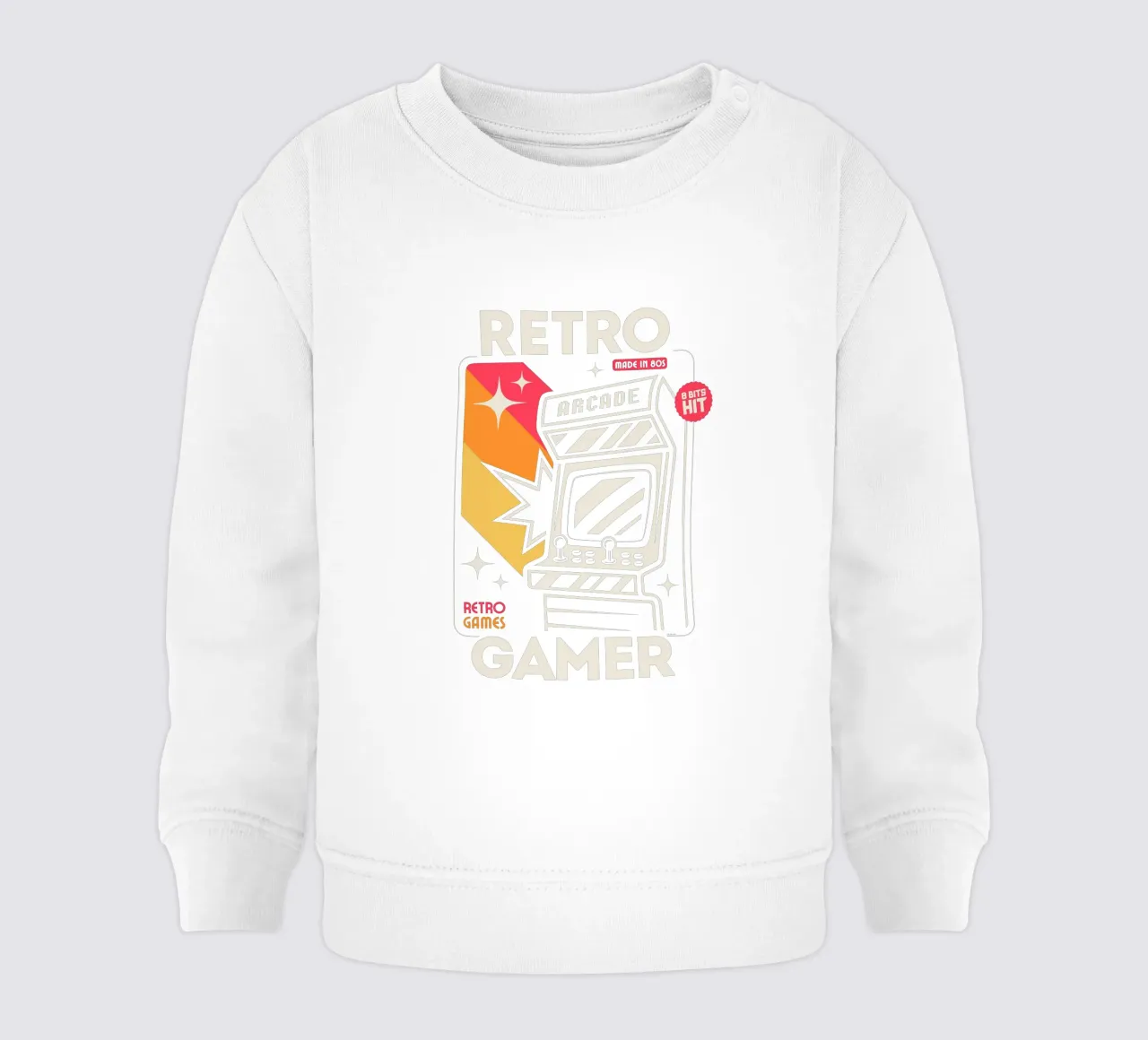 Retro Gamer - Made in 80s felpa neonato da LM2KONE