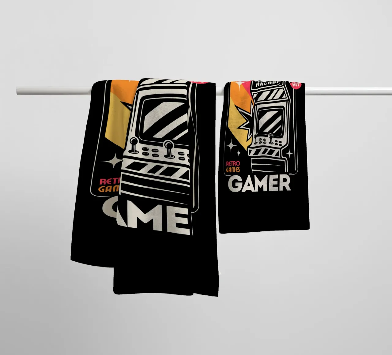 Retro Gamer - Made in the 80s towel by LM2KONE