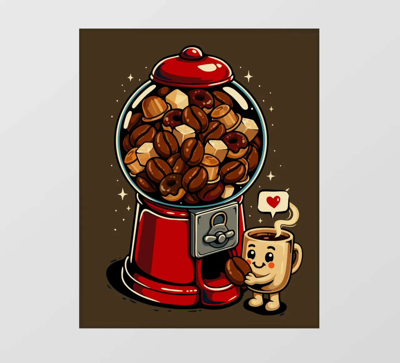 Caffè Gumball telo in pvc da LM2KONE