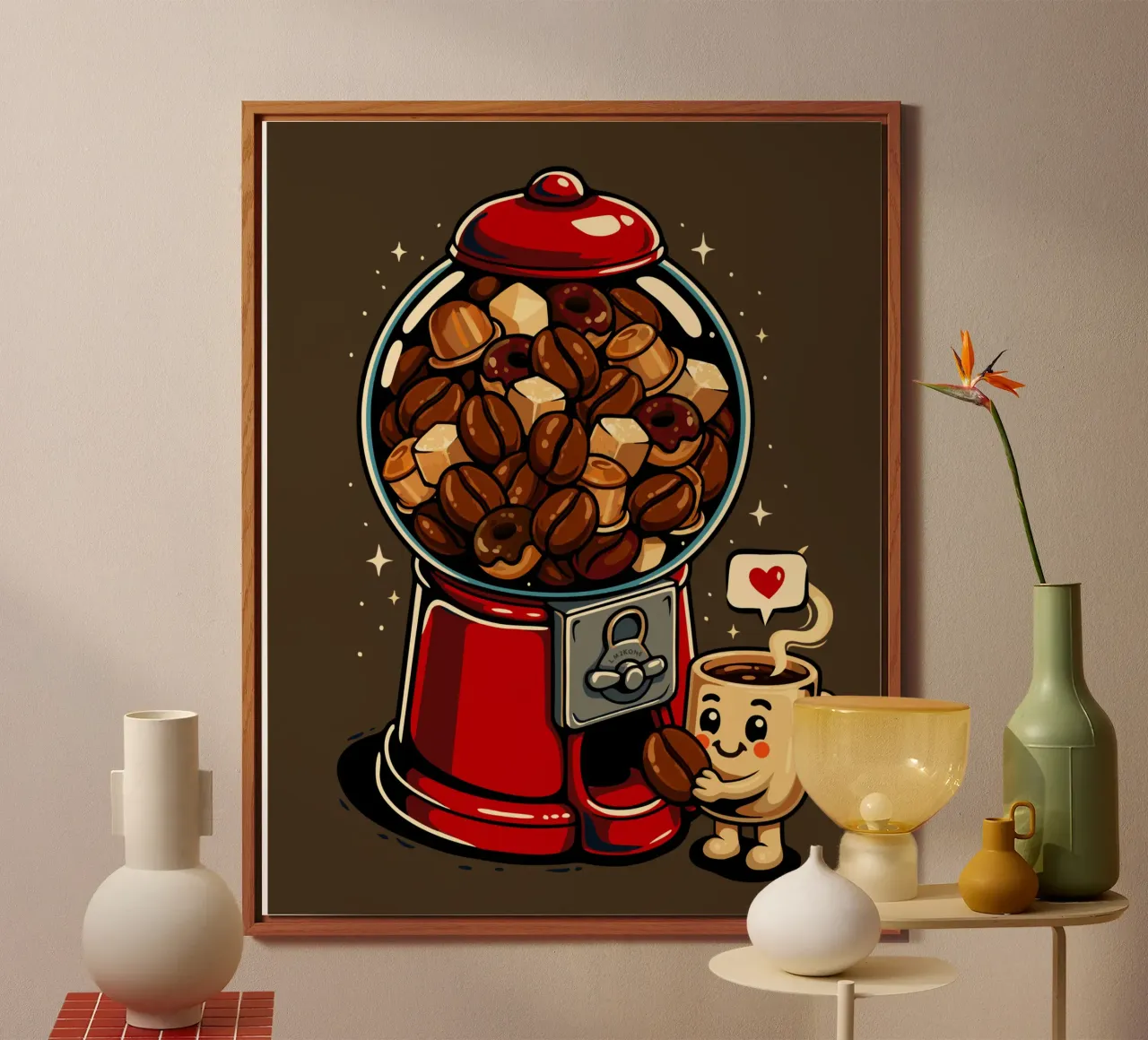 Caffè Gumball alluminio dibond da LM2KONE