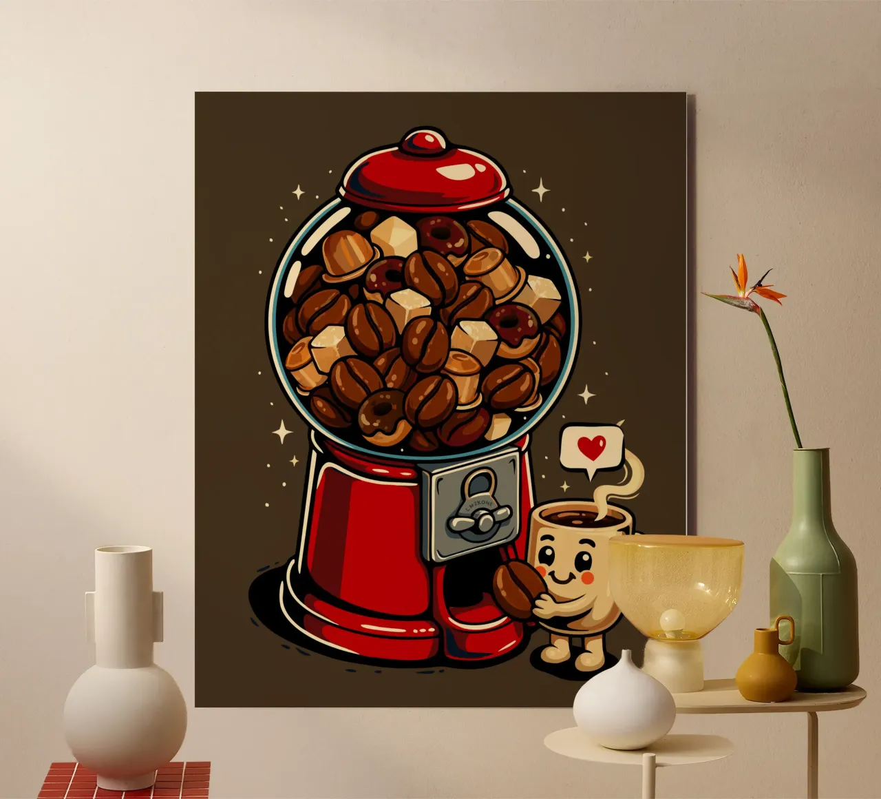 Caffè Gumball alluminio dibond da LM2KONE