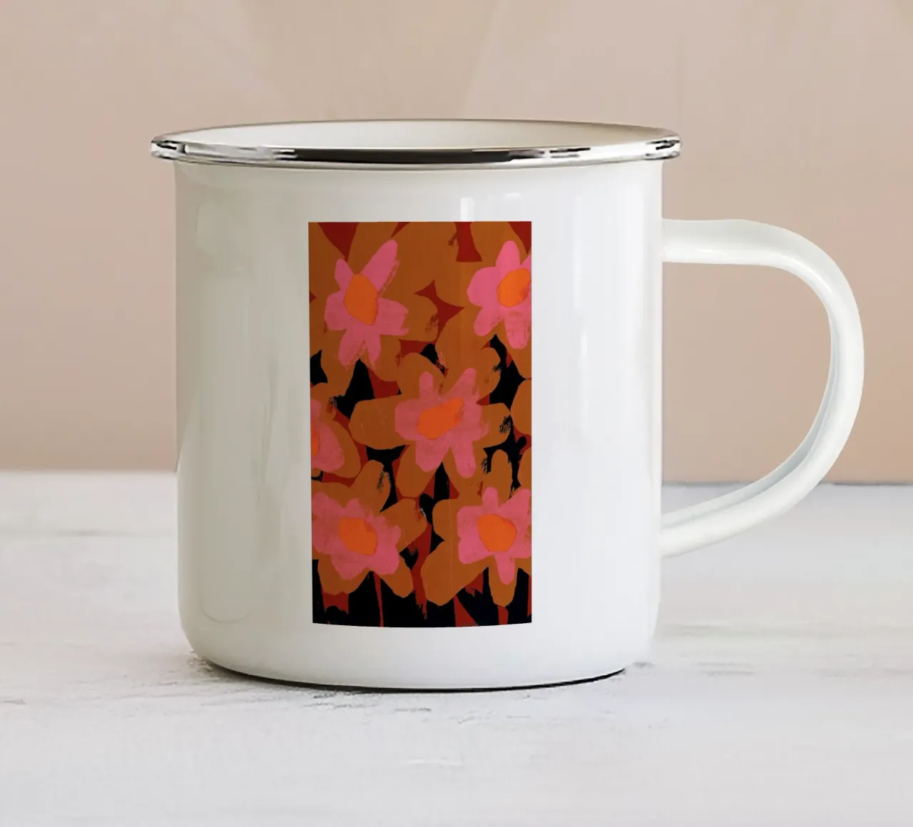 Giant Flowers tazza in smalto da treechild