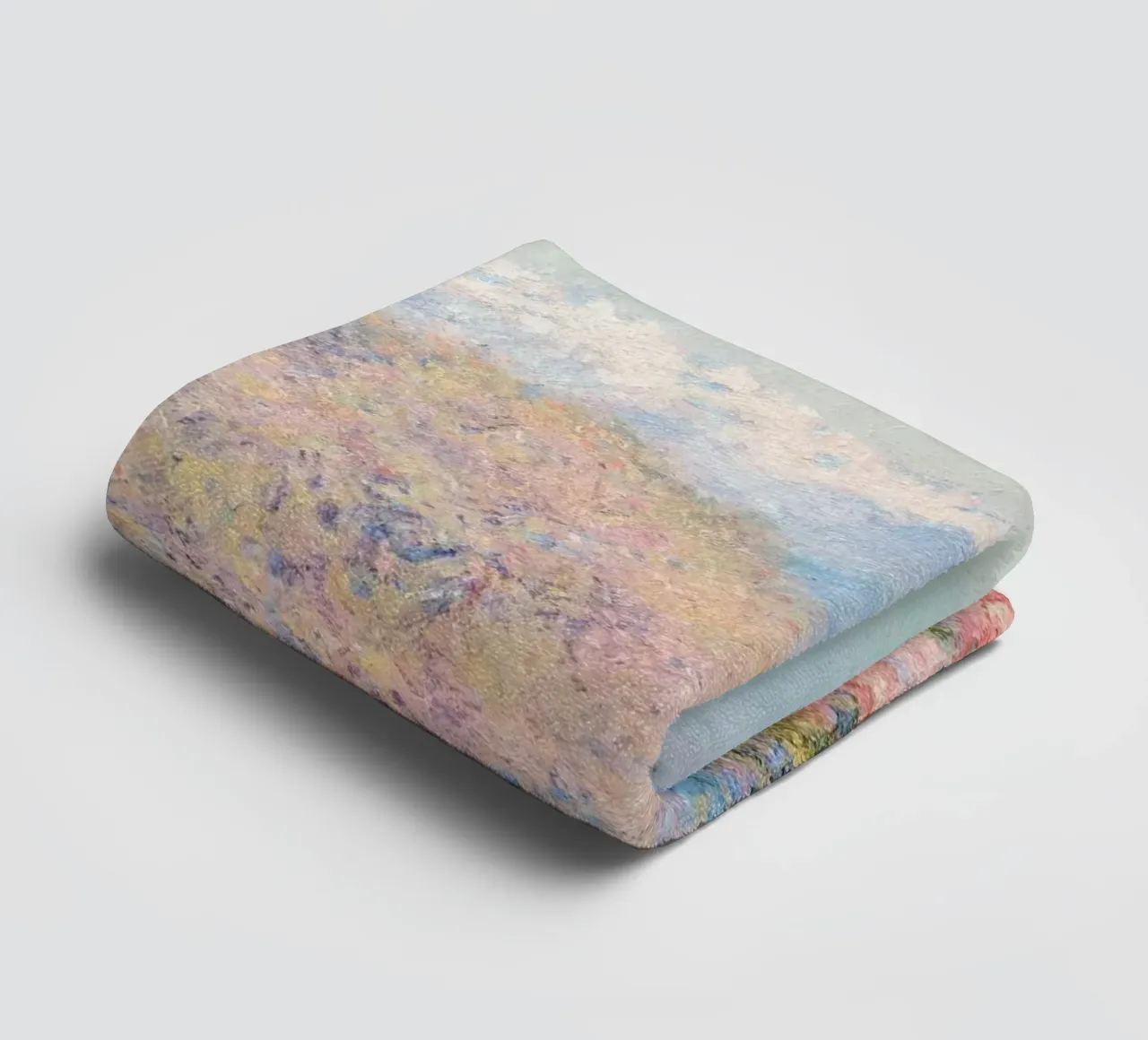 View of Cap d'Antibes Claude Monet serviette de bain de apoloprints