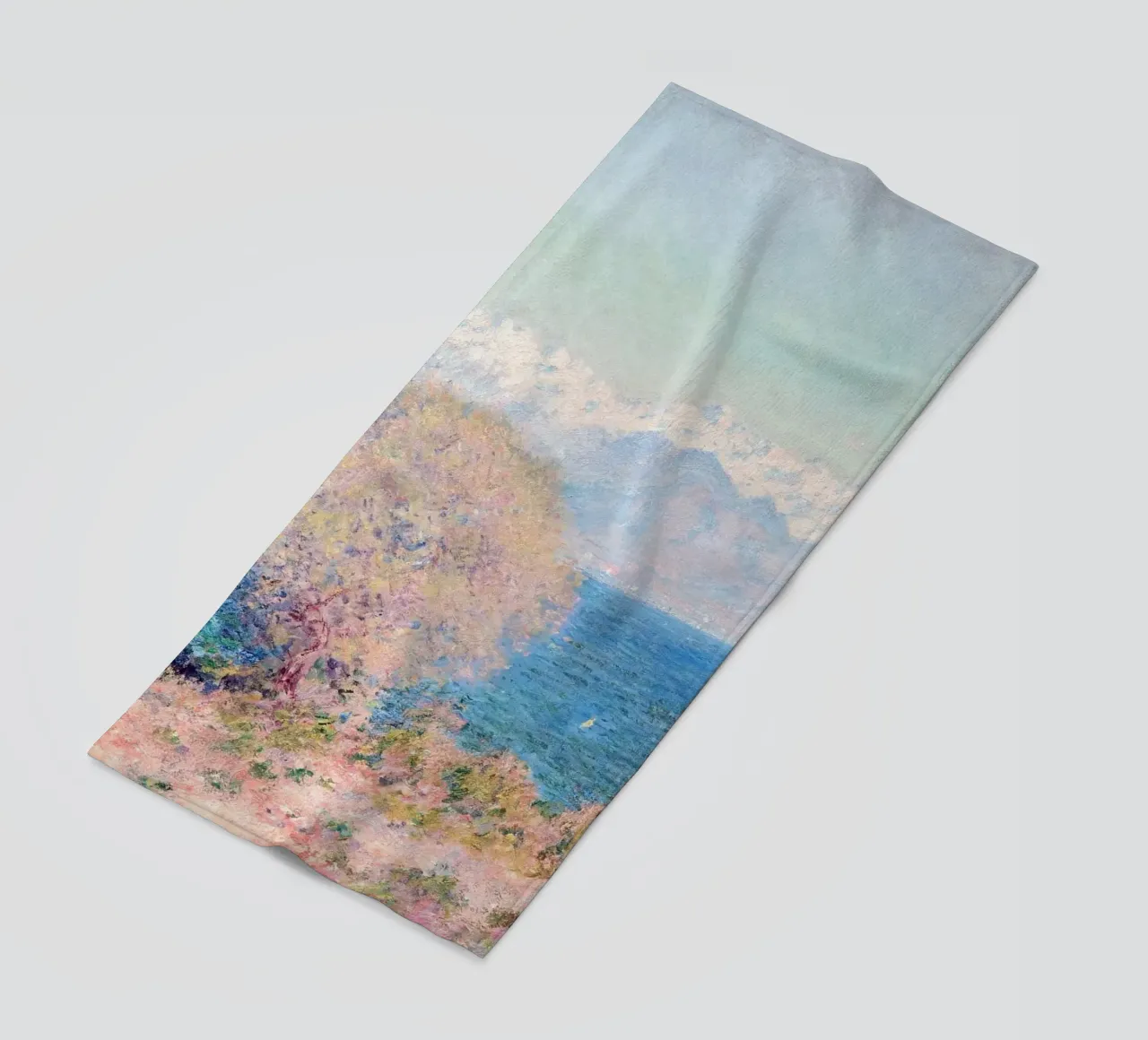 View of Cap d'Antibes Claude Monet telo mare da apoloprints