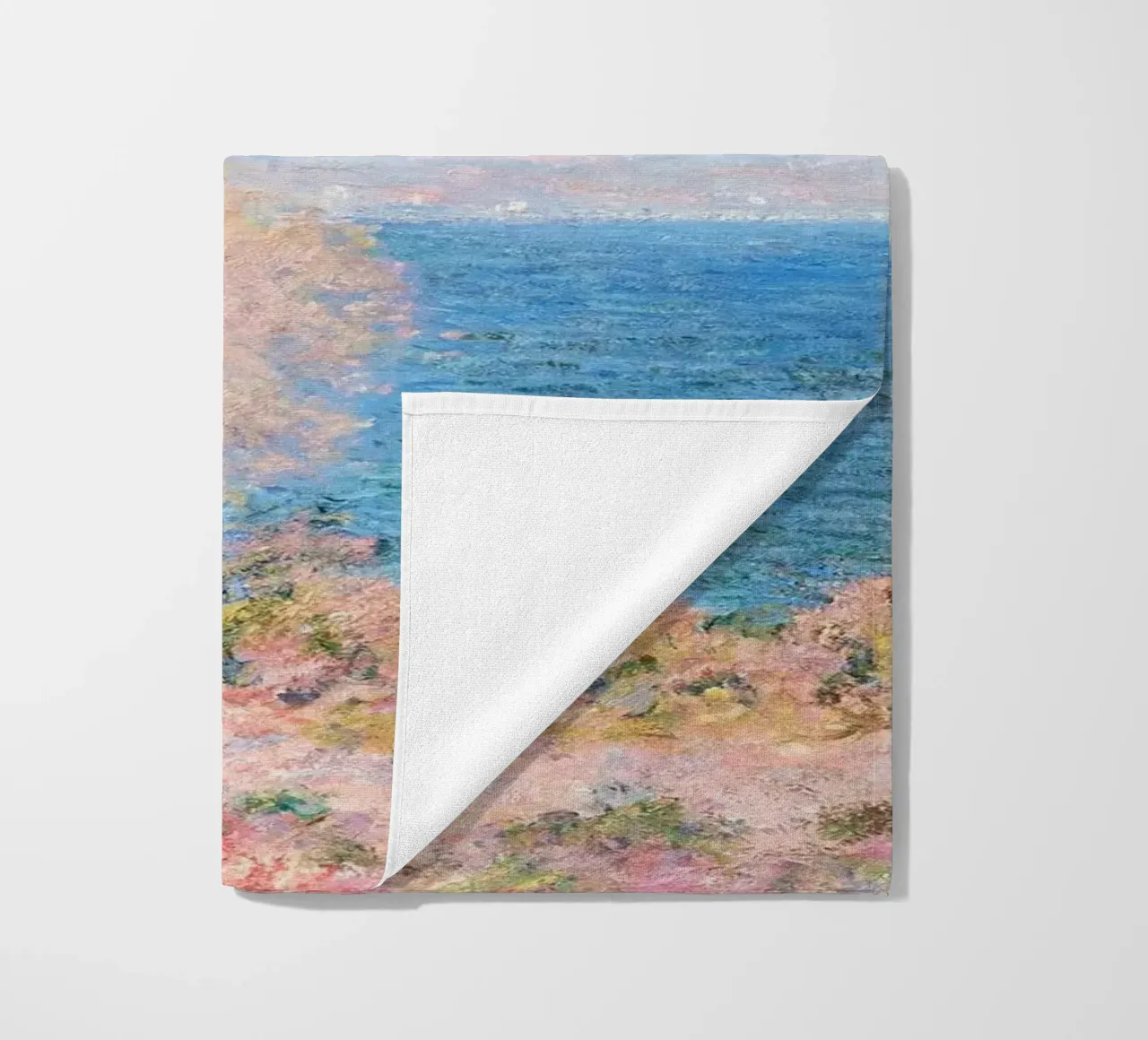 View of Cap d'Antibes Claude Monet telo mare da apoloprints