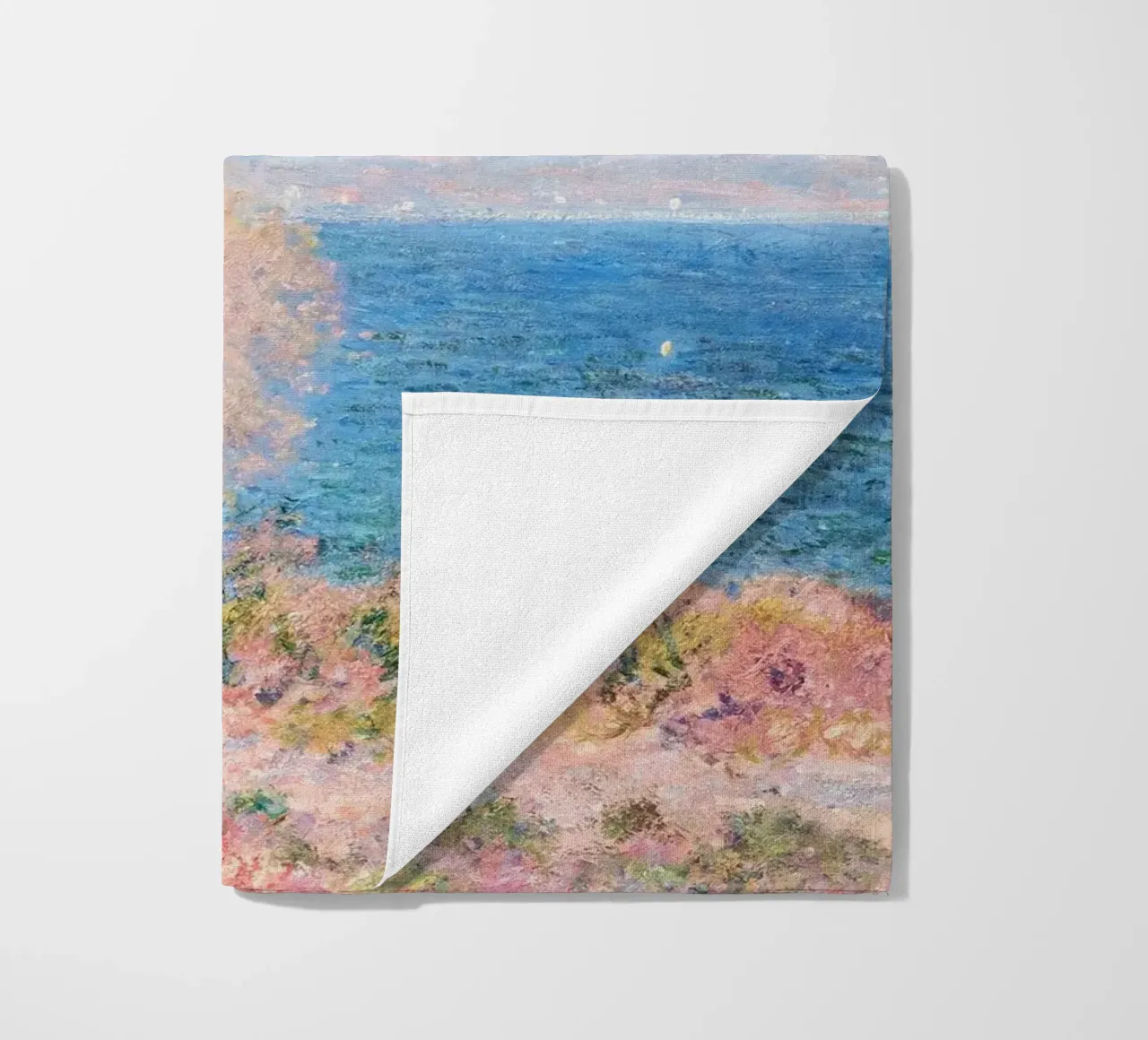 View of Cap d'Antibes Claude Monet telo mare da apoloprints