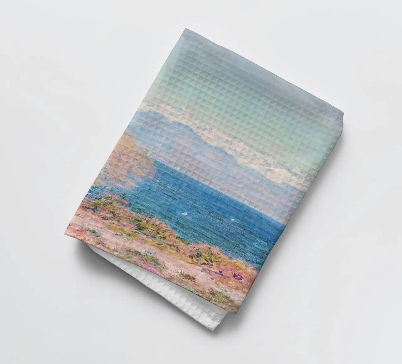 View of Cap d'Antibes Claude Monet canovaccio da cucina da apoloprints