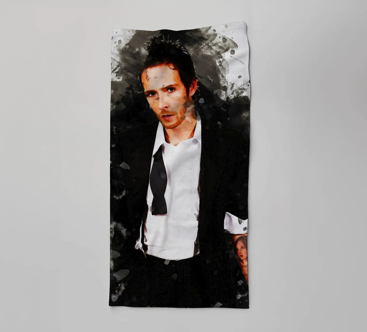 Mancha de Retrato Scott Weiland toalla de baño de Gunawan Rb