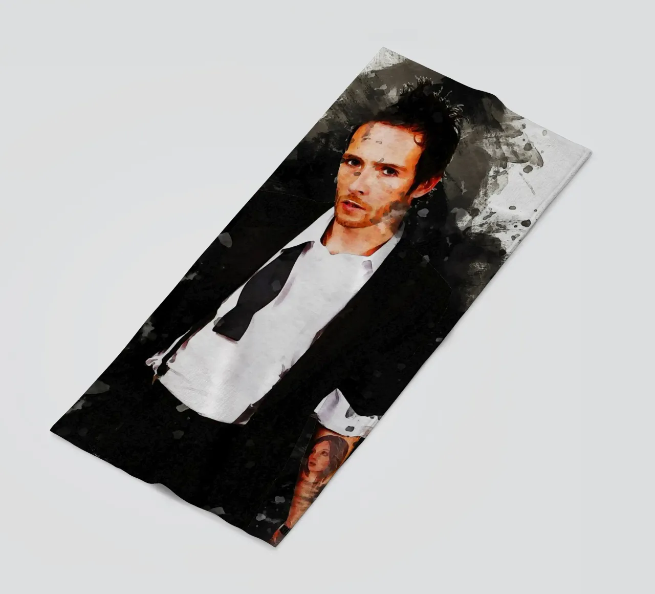 Sbaffo di ritratto Scott Weiland telo mare da Gunawan Rb