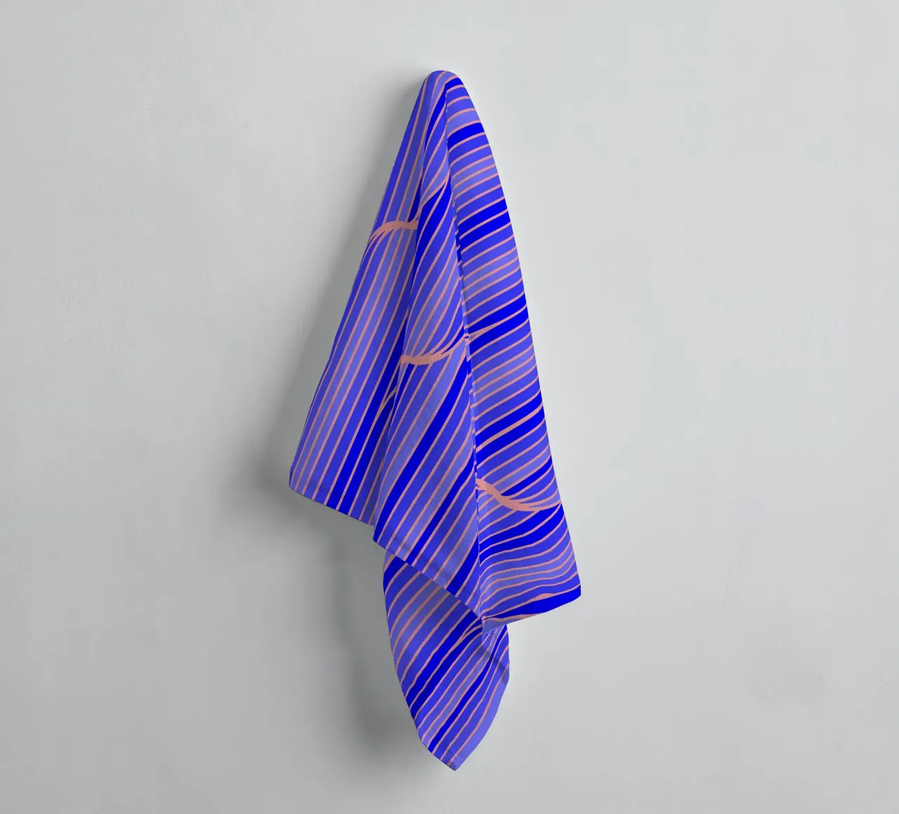 Geo Stripes blu cobalto asciugamano da bagno da SilverPegasus