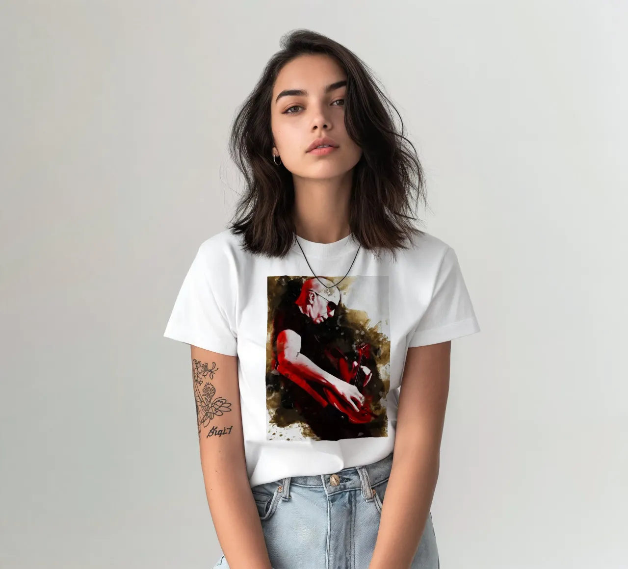 Smudge Joseph Joe Satriani t-shirt da Gunawan Rb