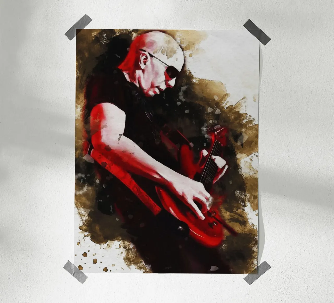 Smudge Joseph Joe Satriani carta hahnemühle da Gunawan Rb